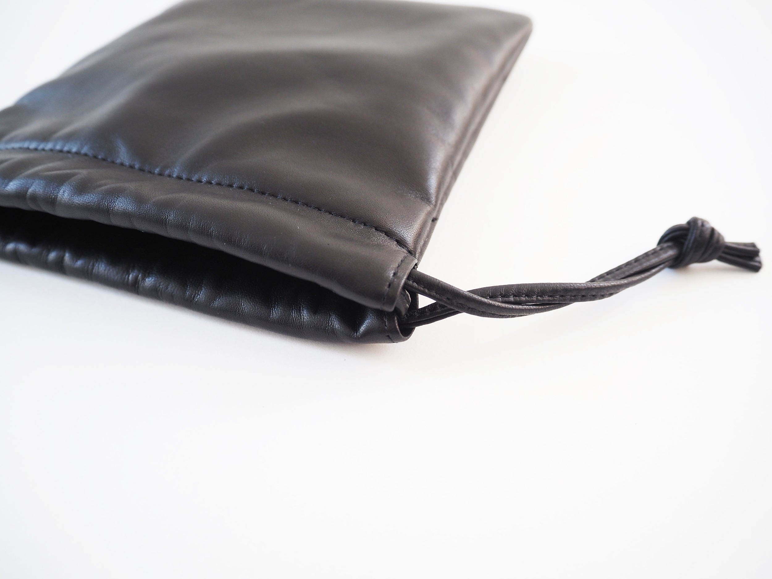 Drawstring pouch, Black