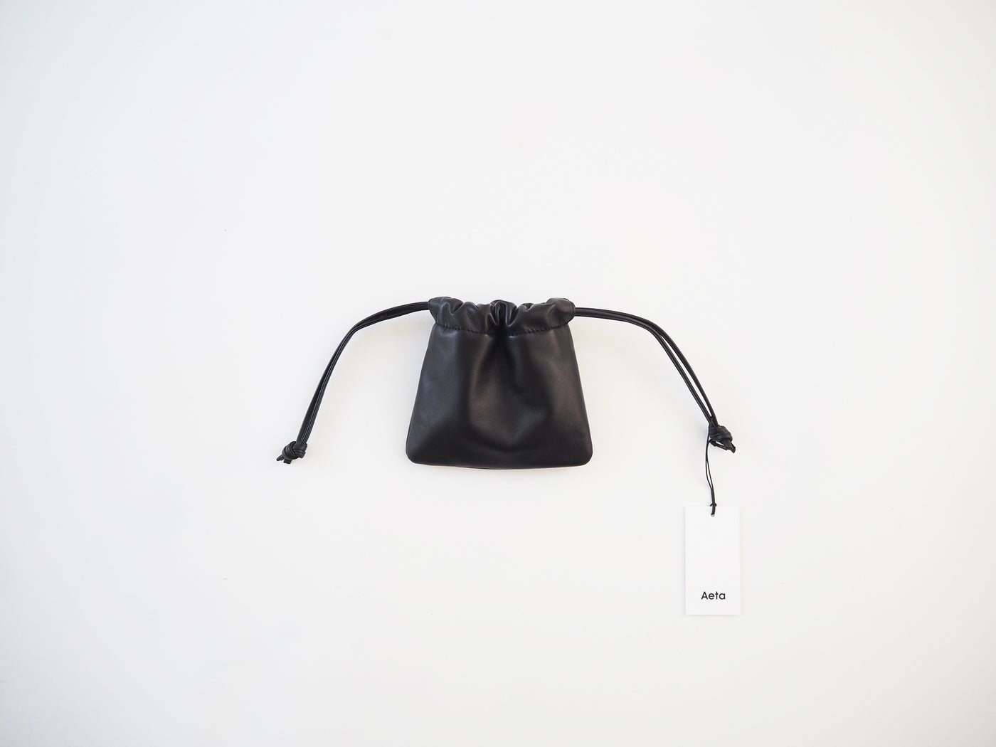 Drawstring pouch, Black