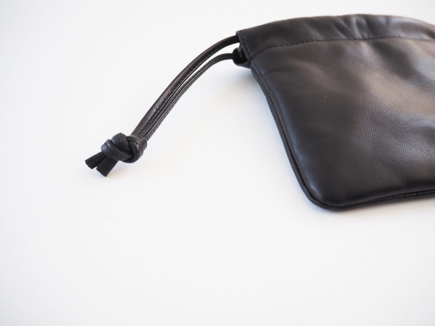 Drawstring pouch, Black