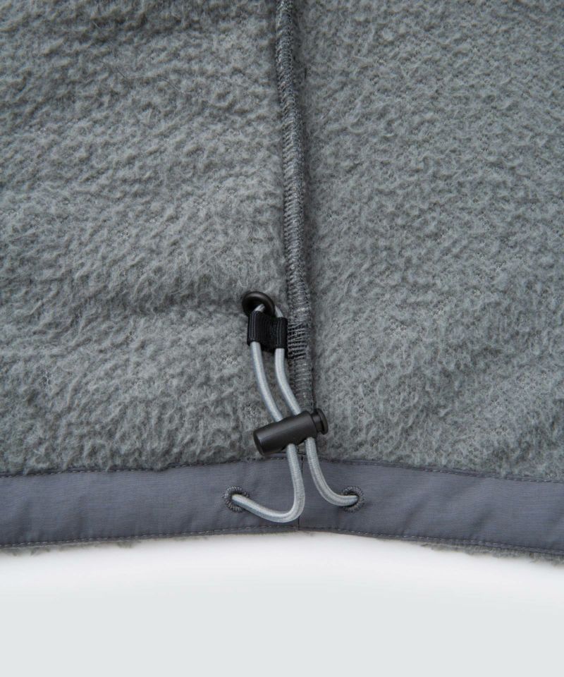 WILD THINGS LEVEL3 SHAGGY JACKET ,  F Grey