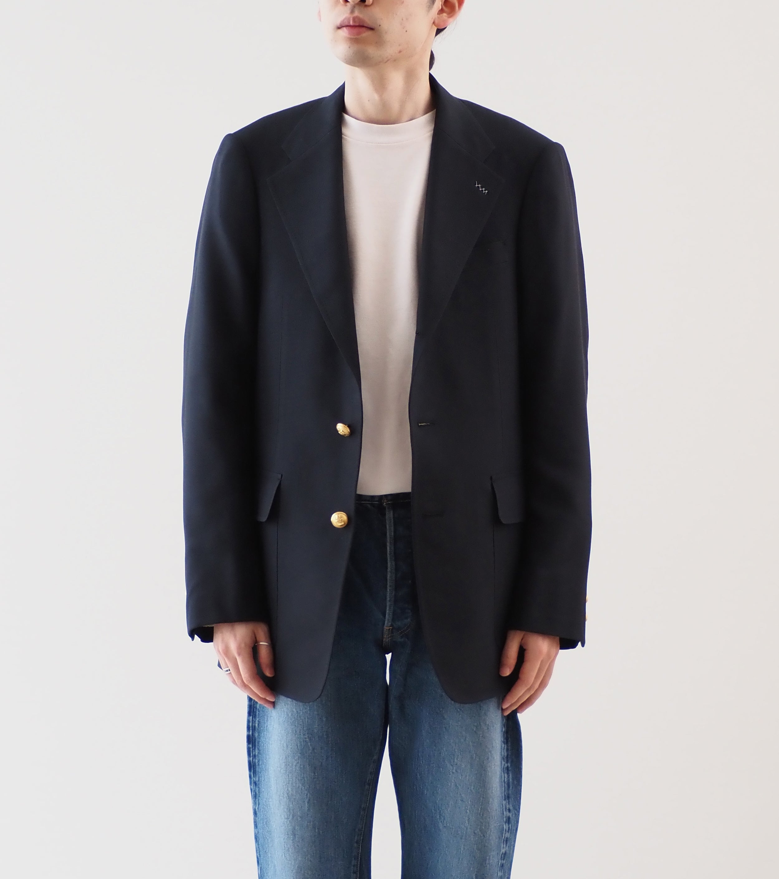 MAATEE＆SONS シングル ブレザー , Black Navy