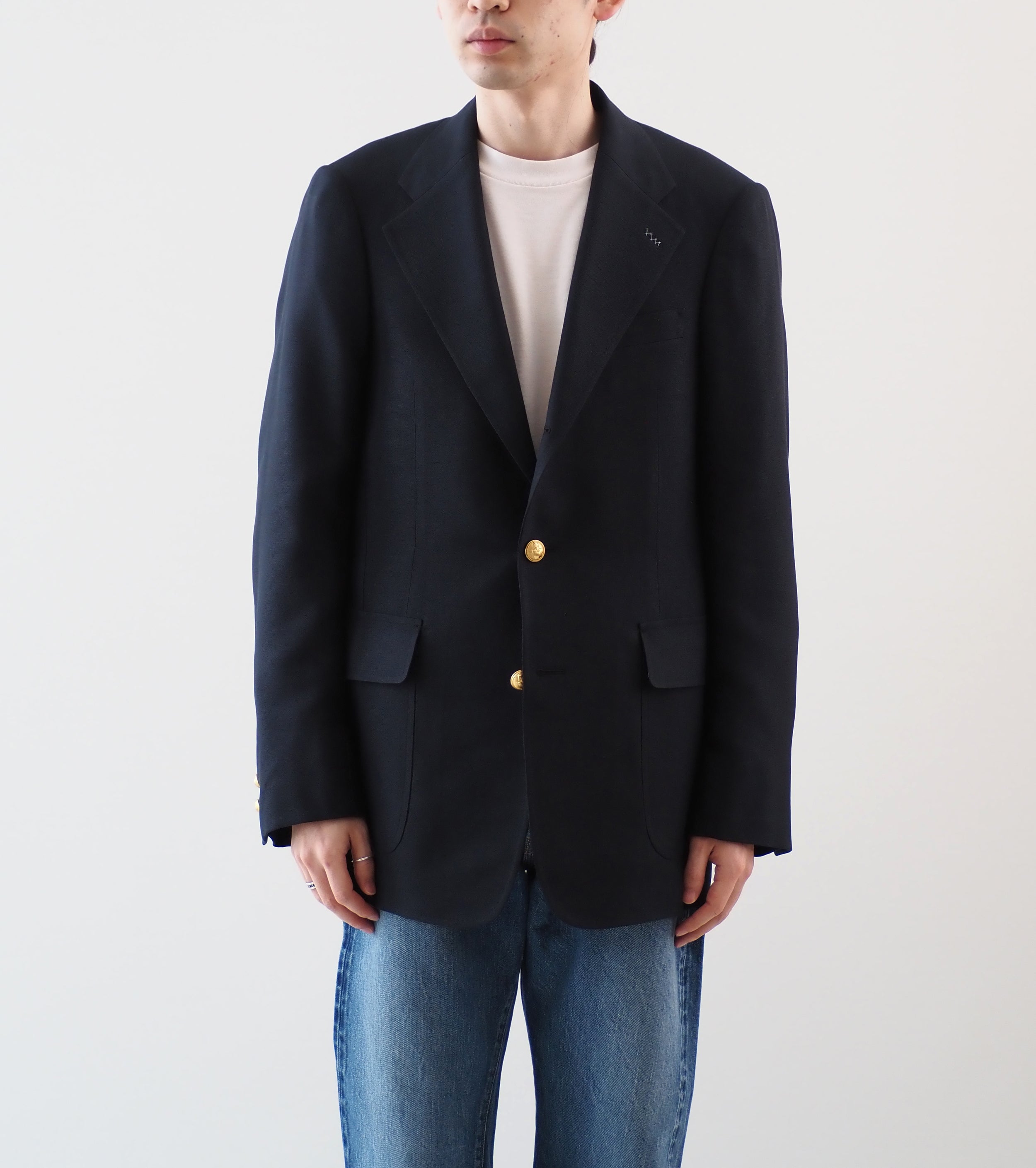 MAATEE＆SONS シングル ブレザー , Black Navy