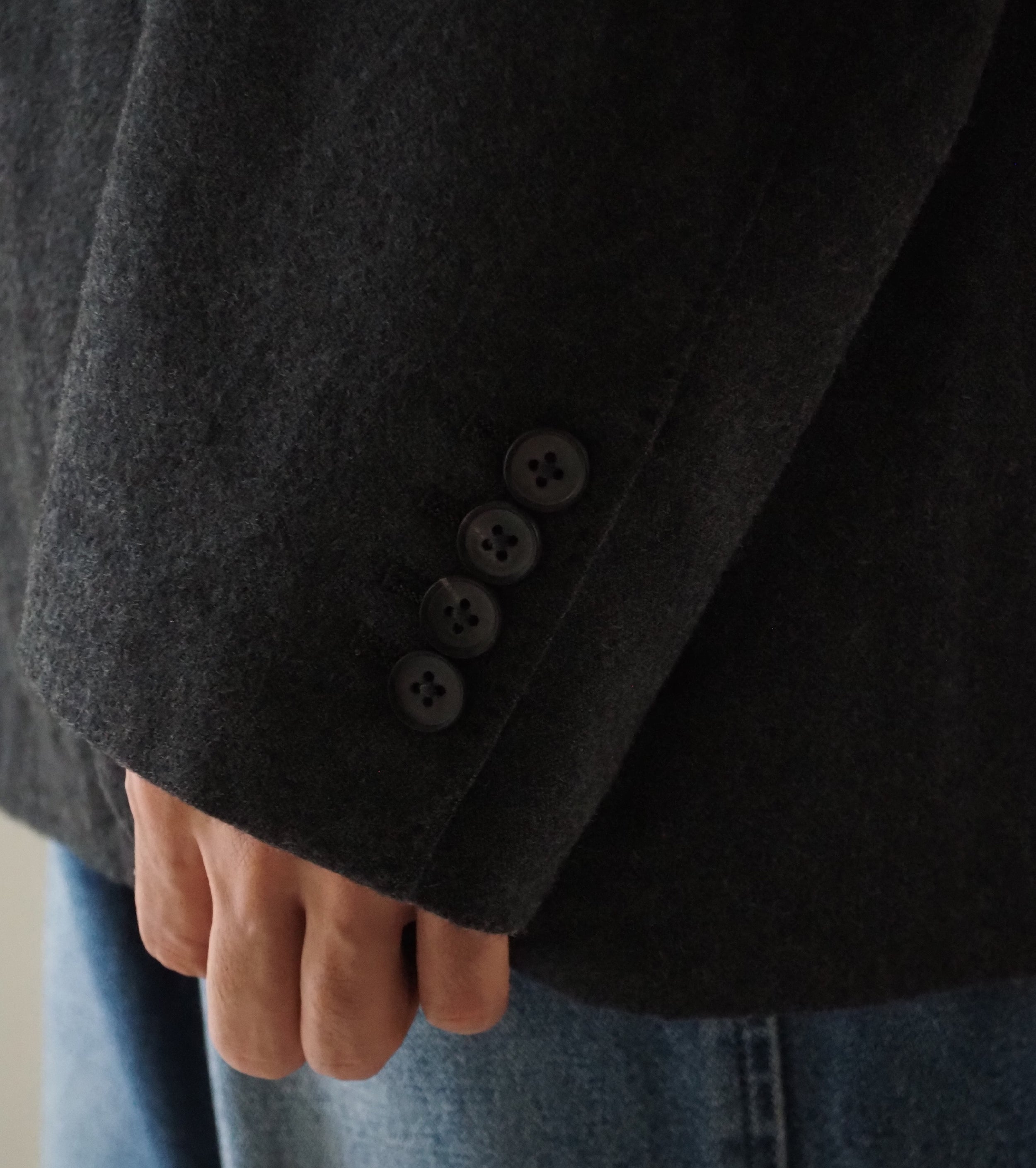 MAATEE & SONS Double Washed Jacket Flannel , Gray