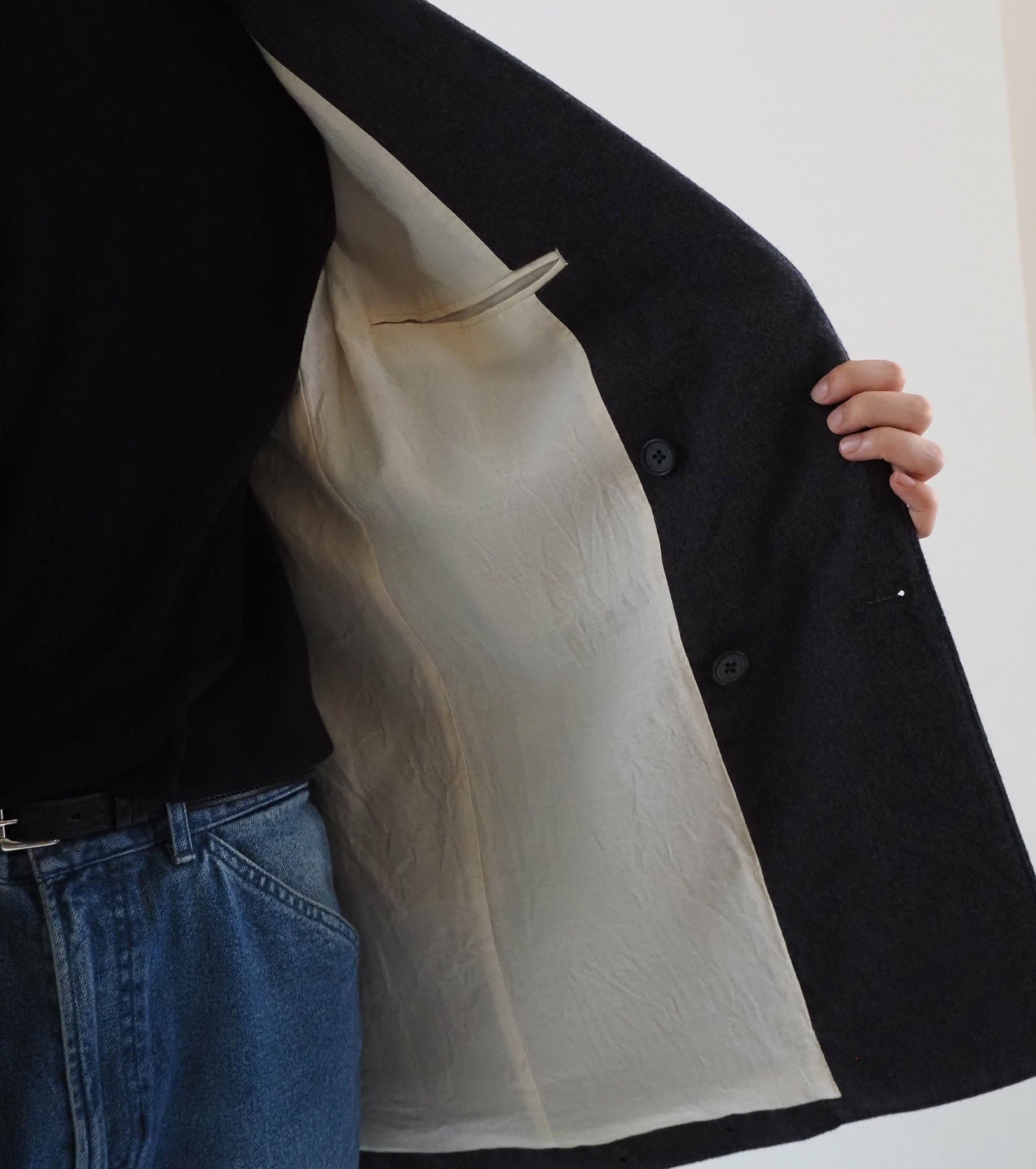 MAATEE & SONS Double Washed Jacket Flannel , Gray