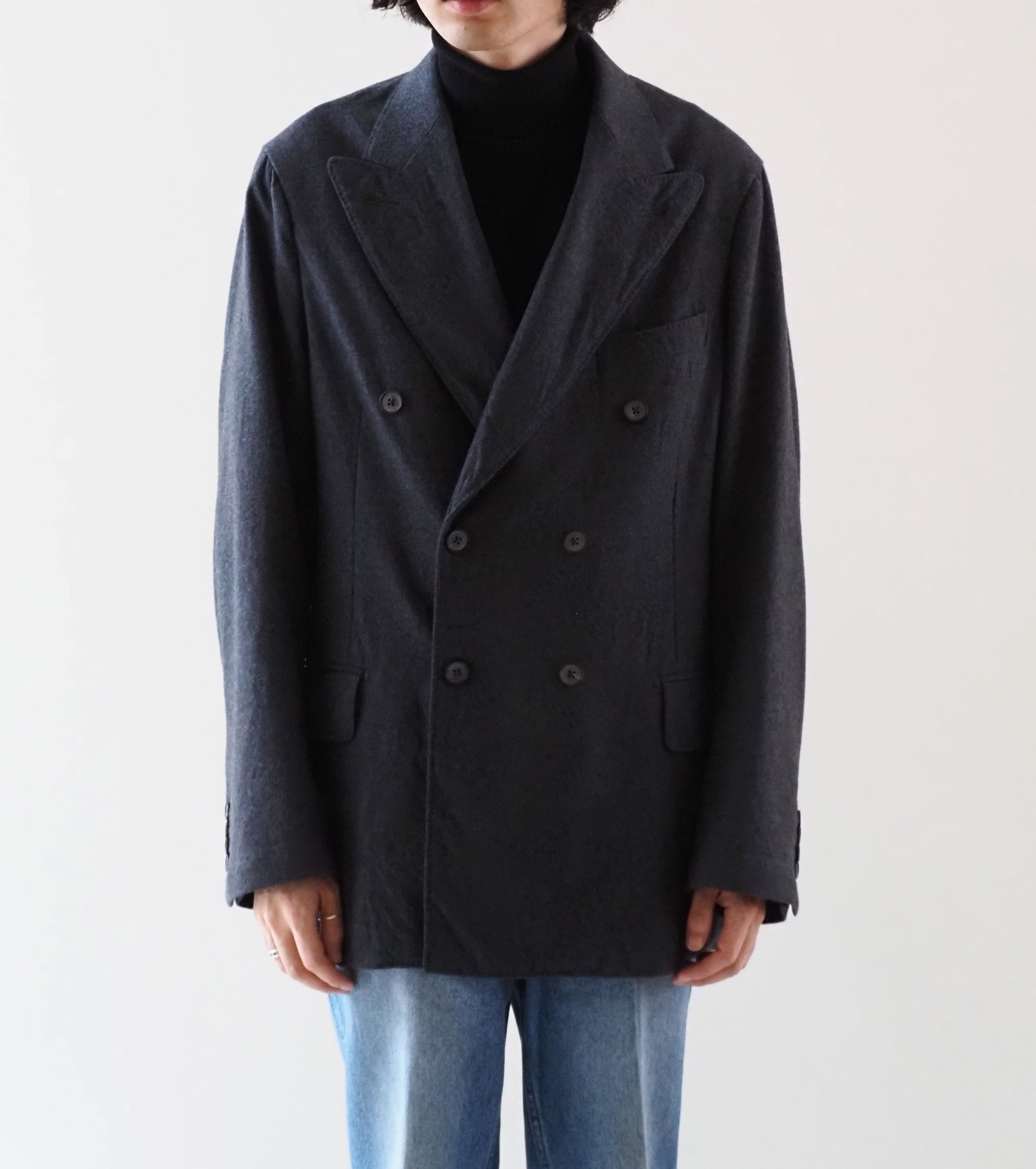 MAATEE & SONS Double Washed Jacket Flannel , Gray