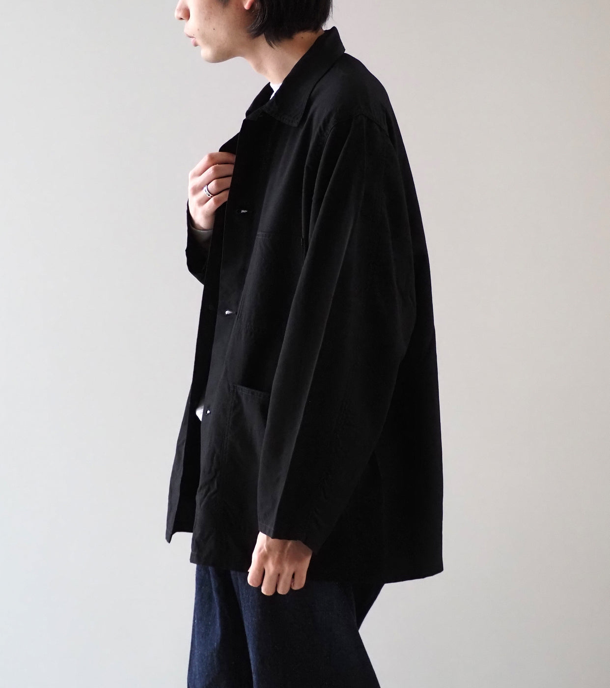 BAUTH ウール ジャケット , Black