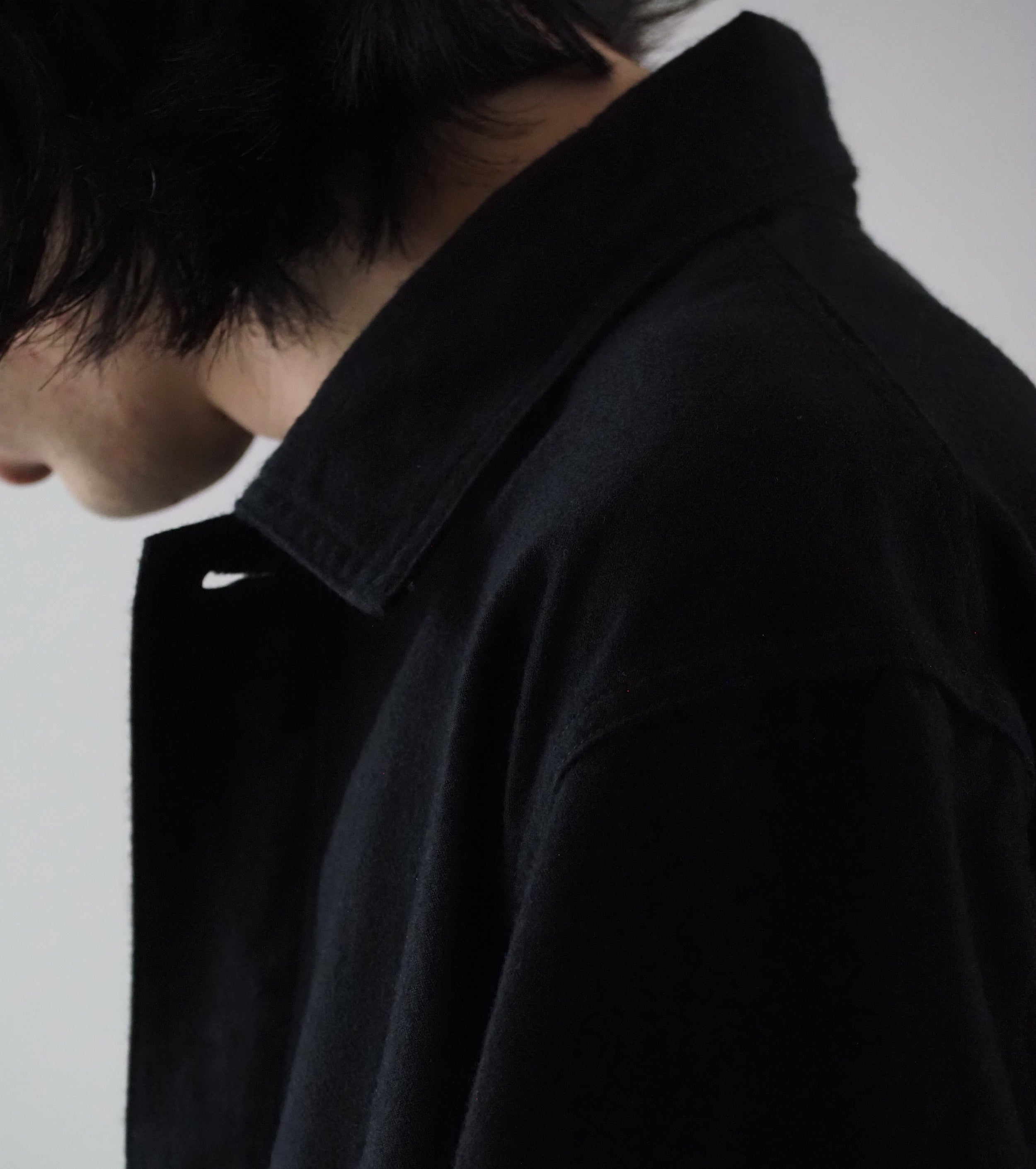 BAUTH Wool Cotton Moleskin Jacket , Black