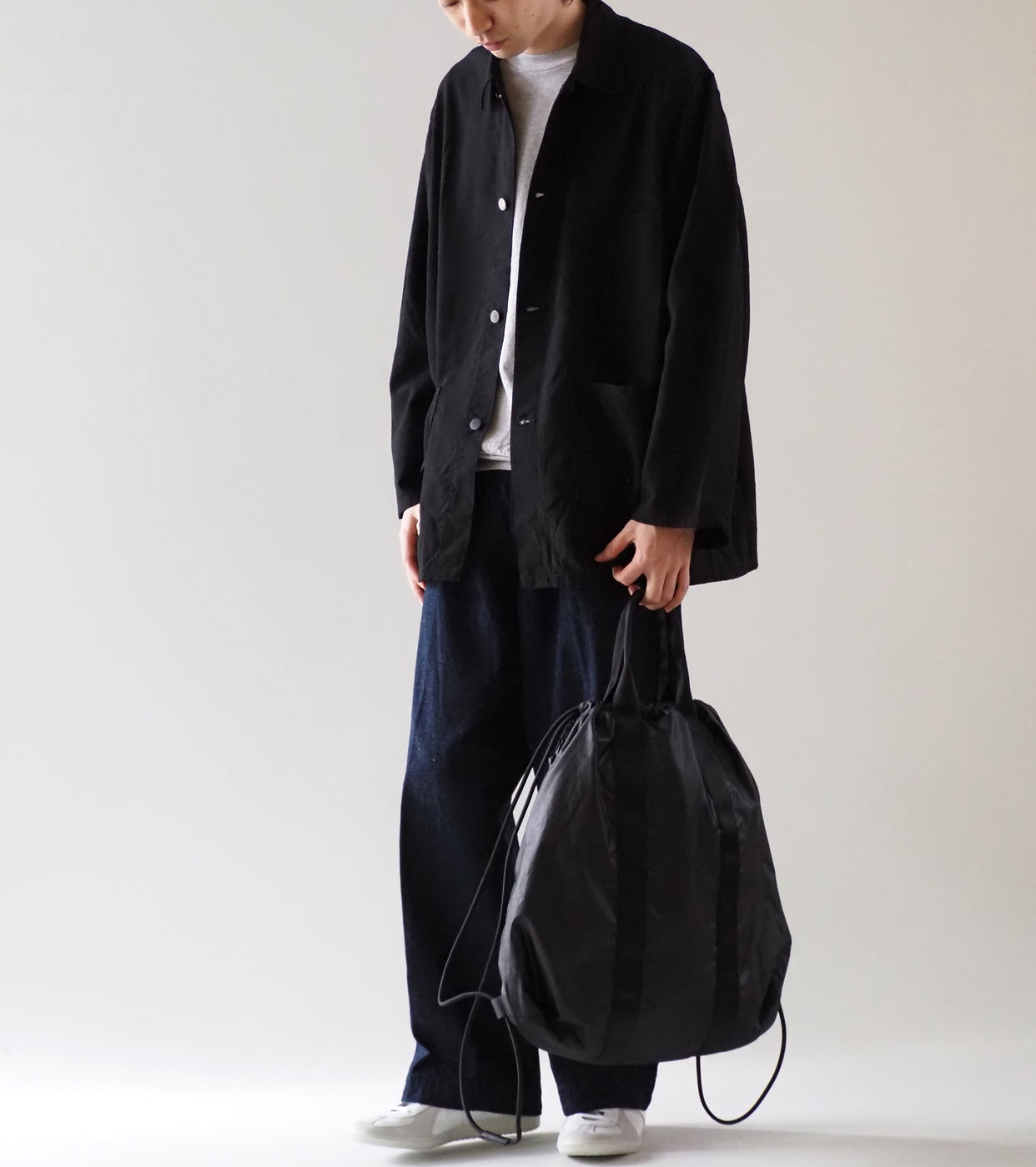 Bauth BAUTH ウール ジャケット , Black – Navyblue