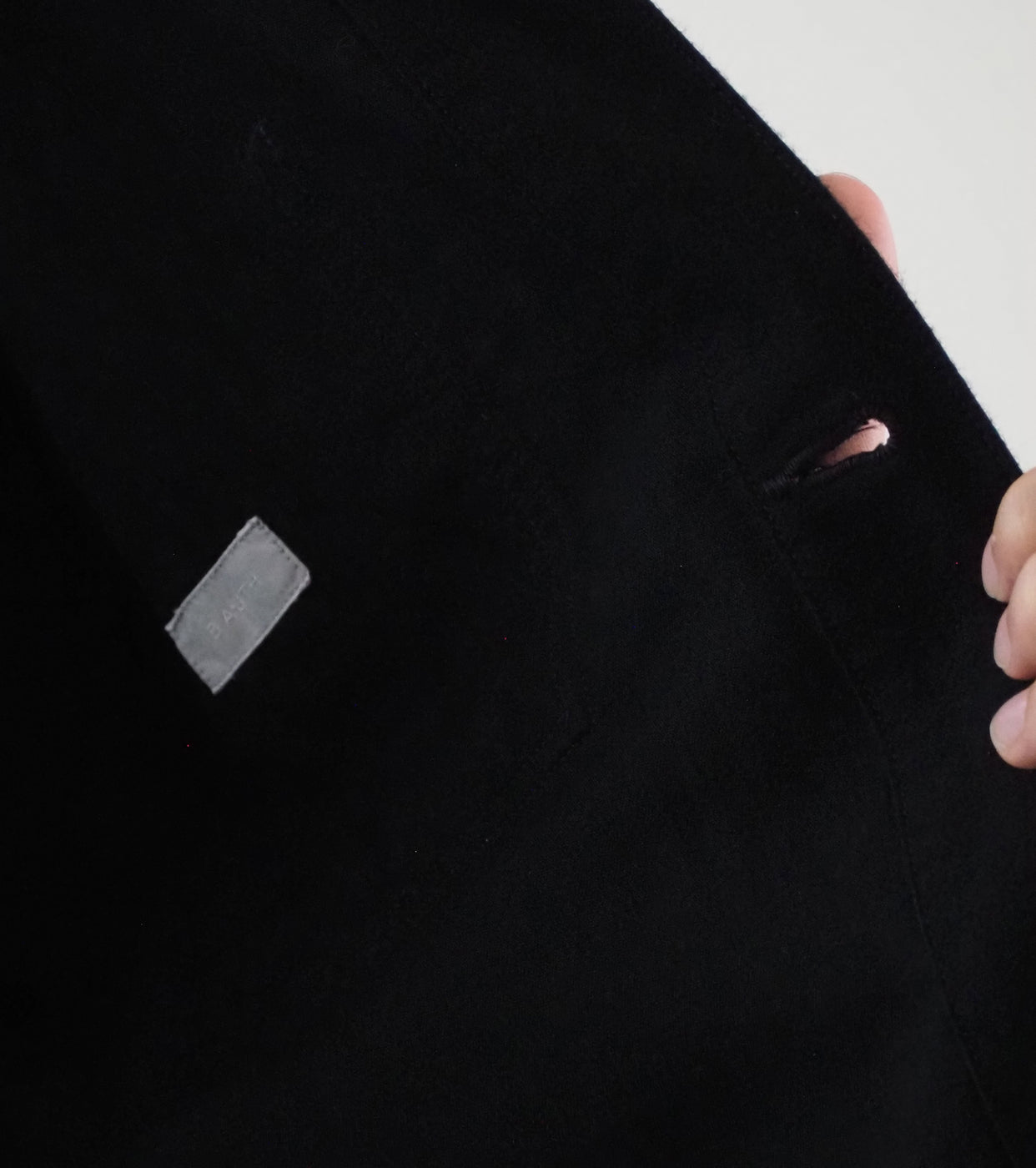 BAUTH Wool Cotton Moleskin Jacket , Black