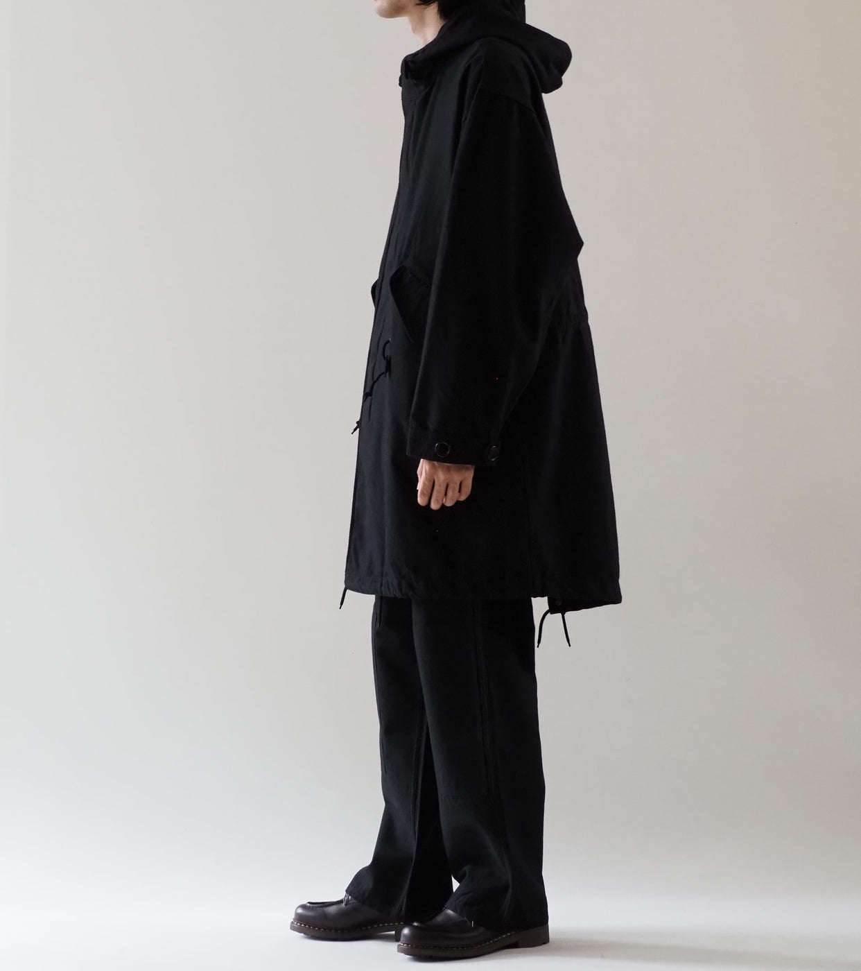 BAUTH MILITARY FOOD COAT , Black