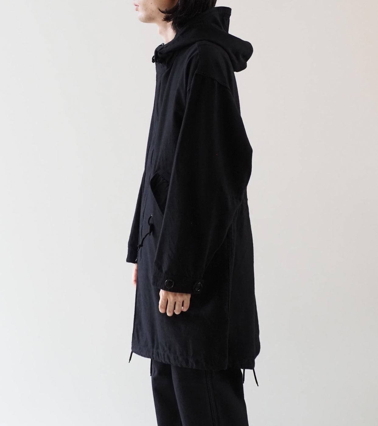 BAUTH MILITARY FOOD COAT , Black