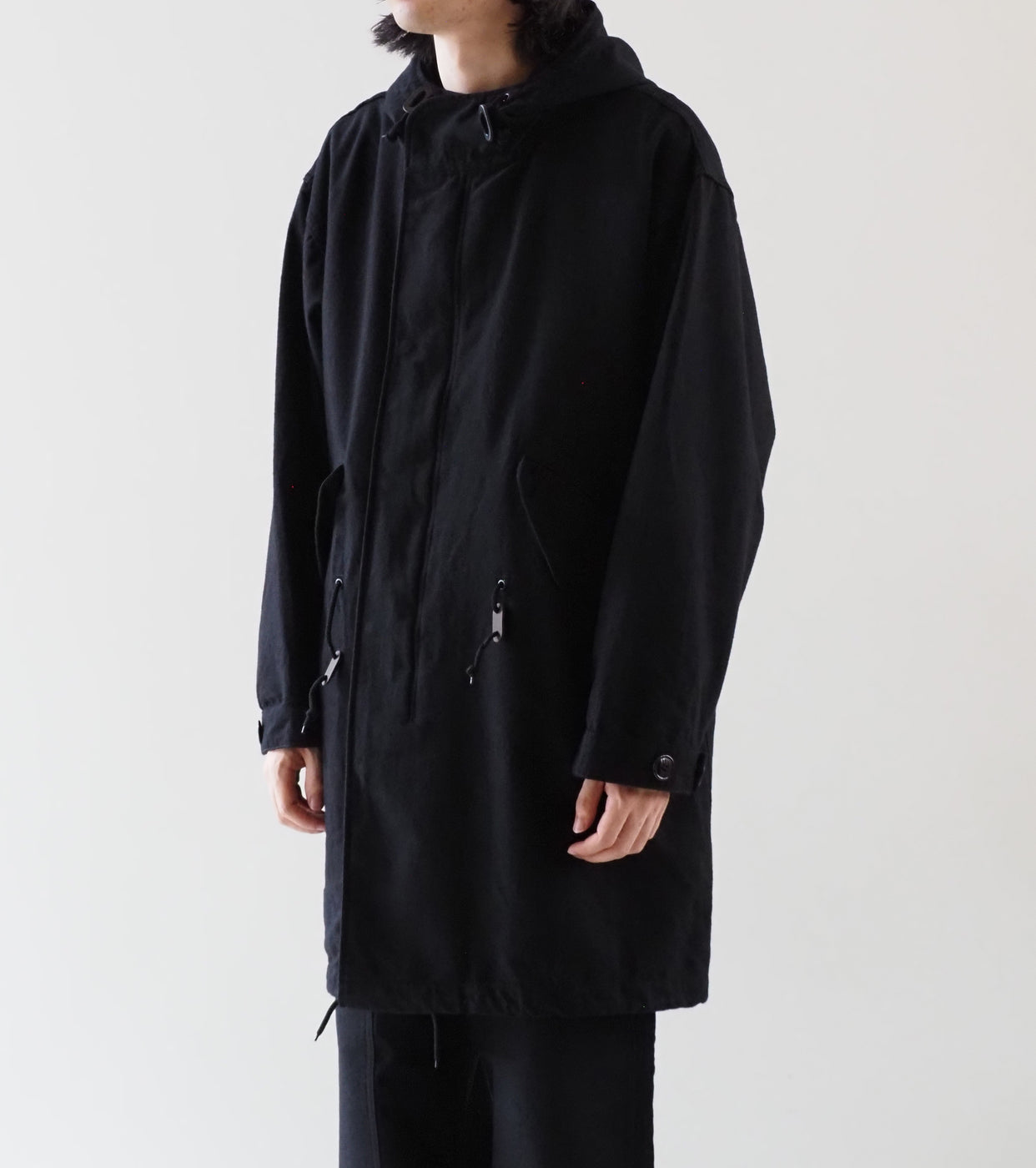 BAUTH MILITARY FOOD COAT , Black