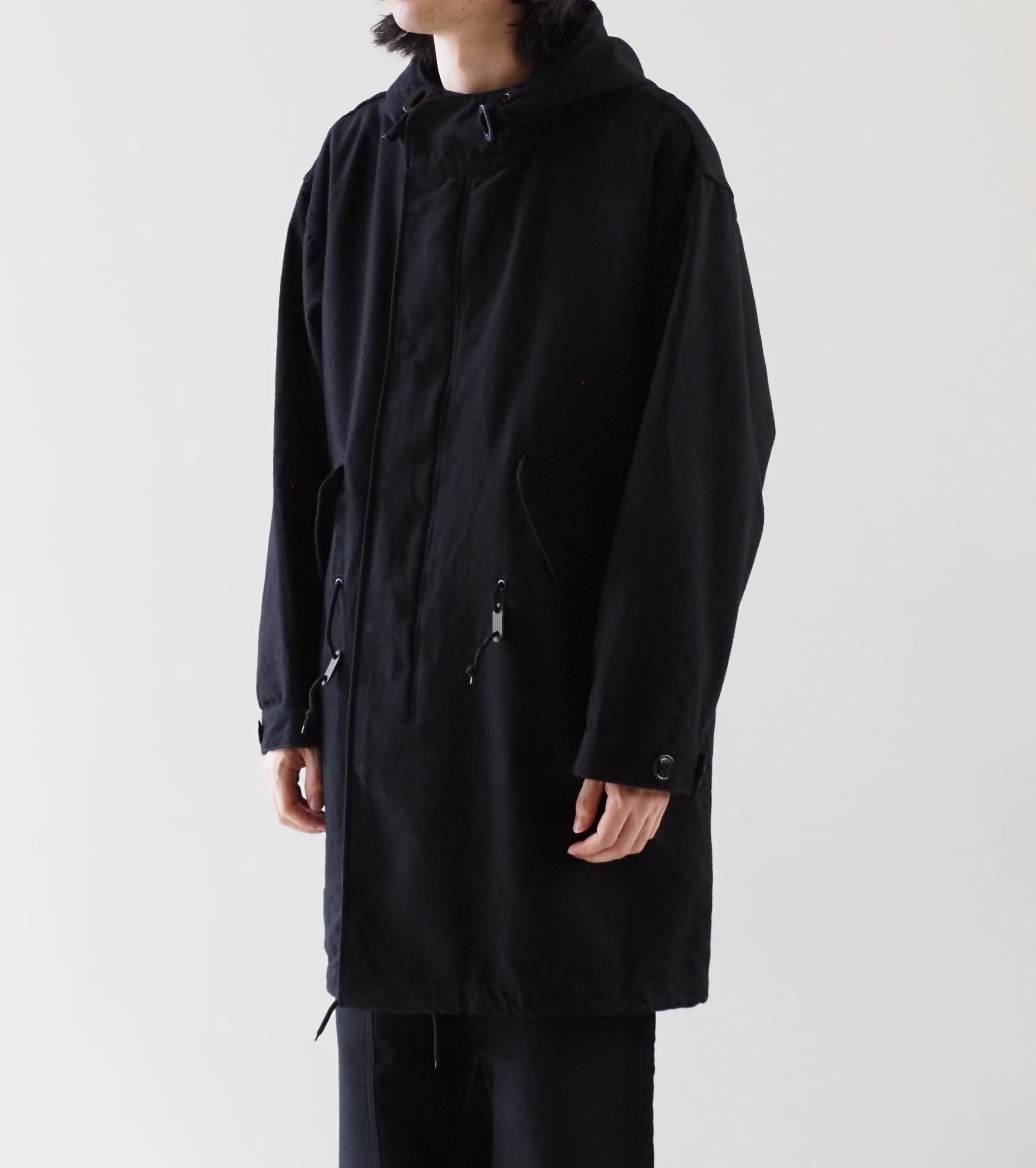 BAUTH MILITARY FOOD COAT , Black