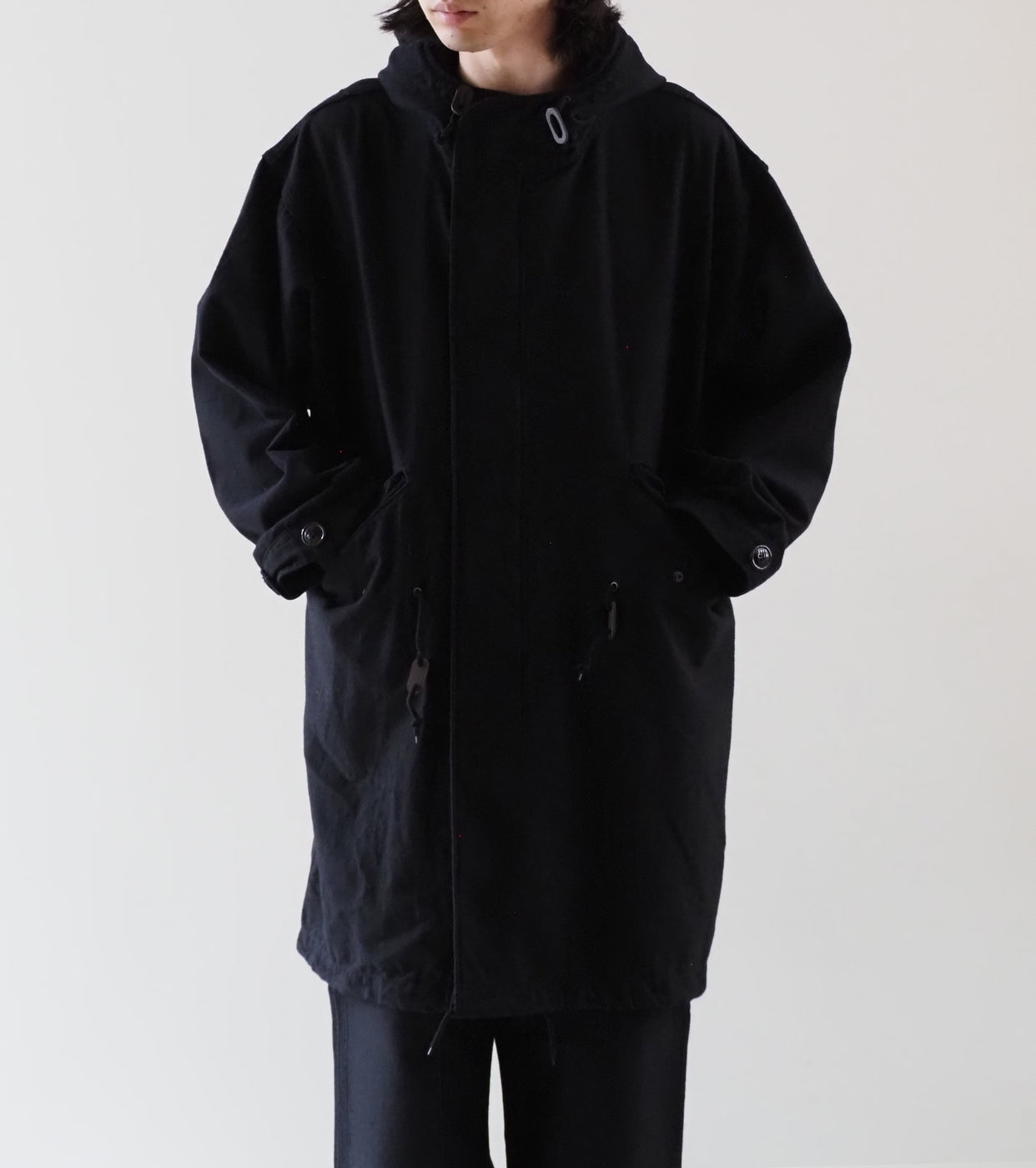 BAUTH MILITARY FOOD COAT , Black