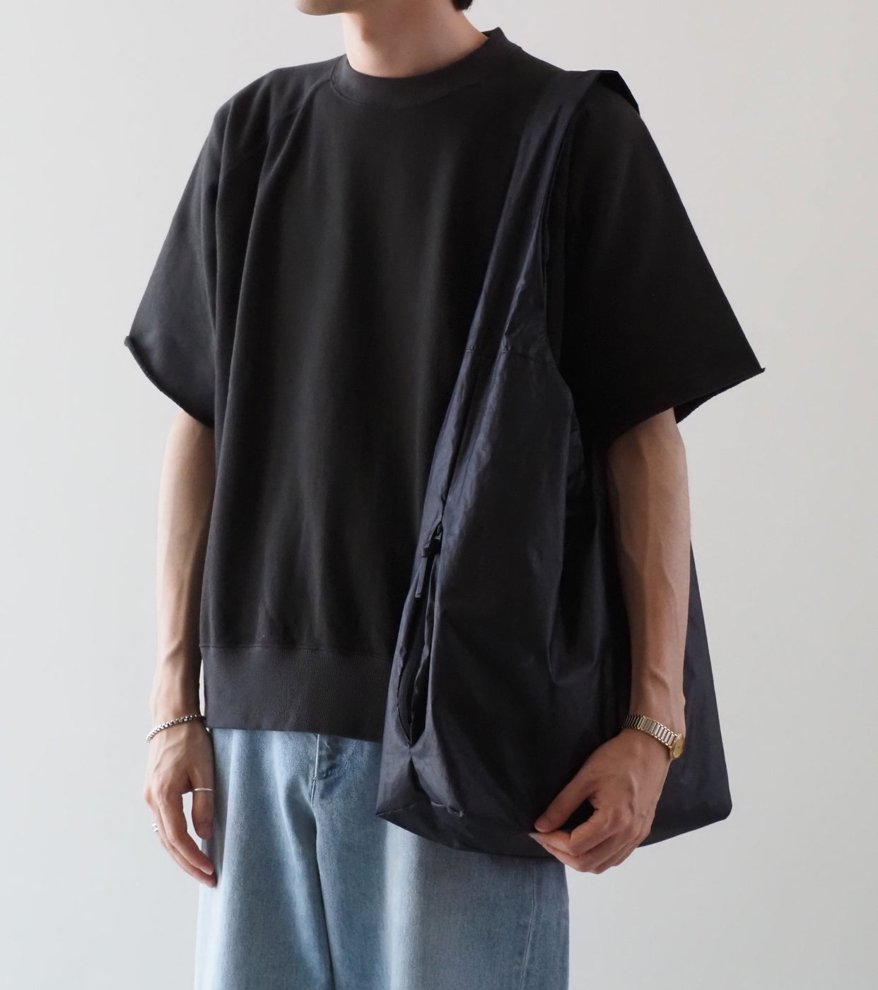 Texnh  ループ トート ベルスプリット, Black
