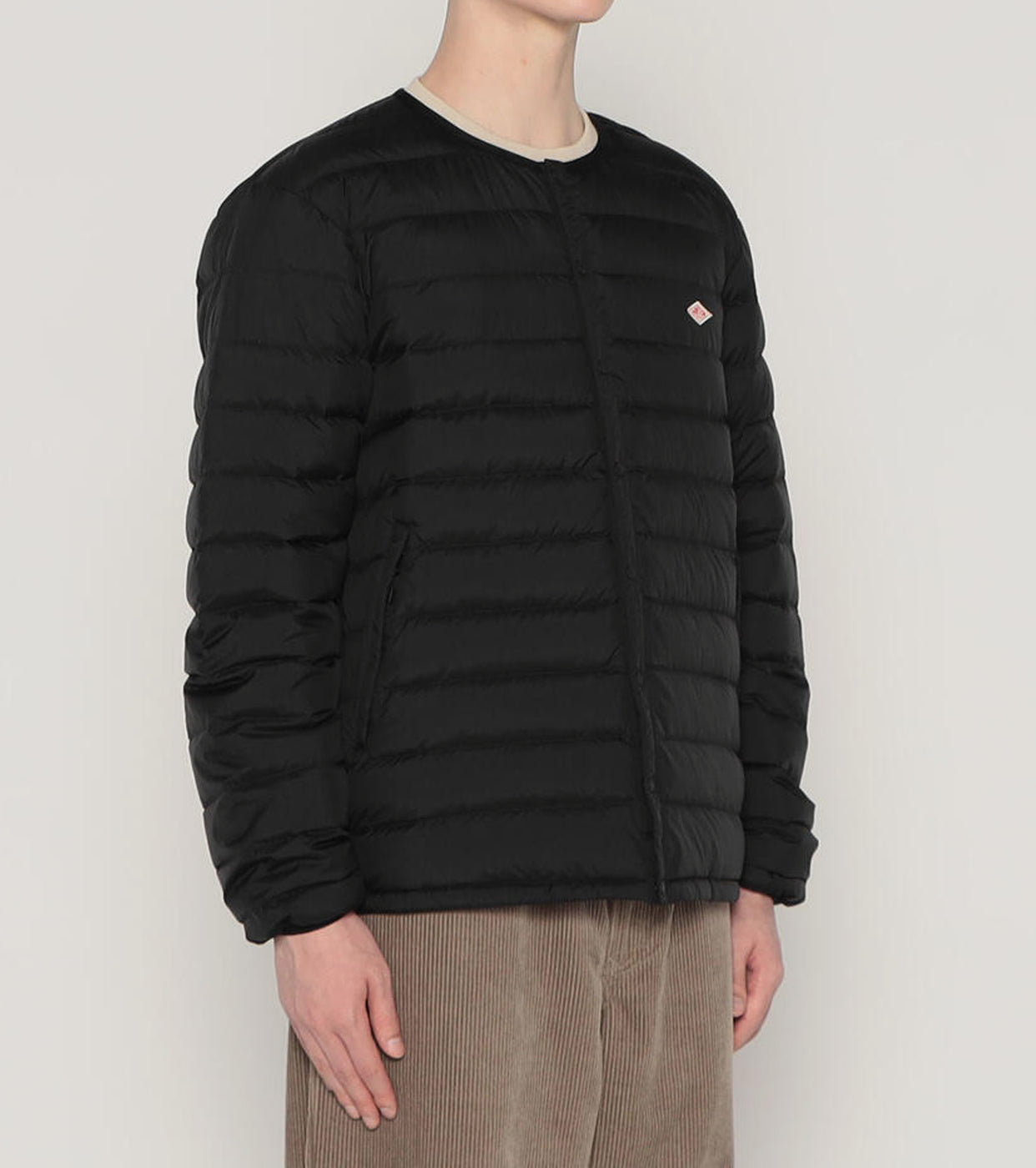 DANTON CREWNECK INNER DOWN JACKET  , Black