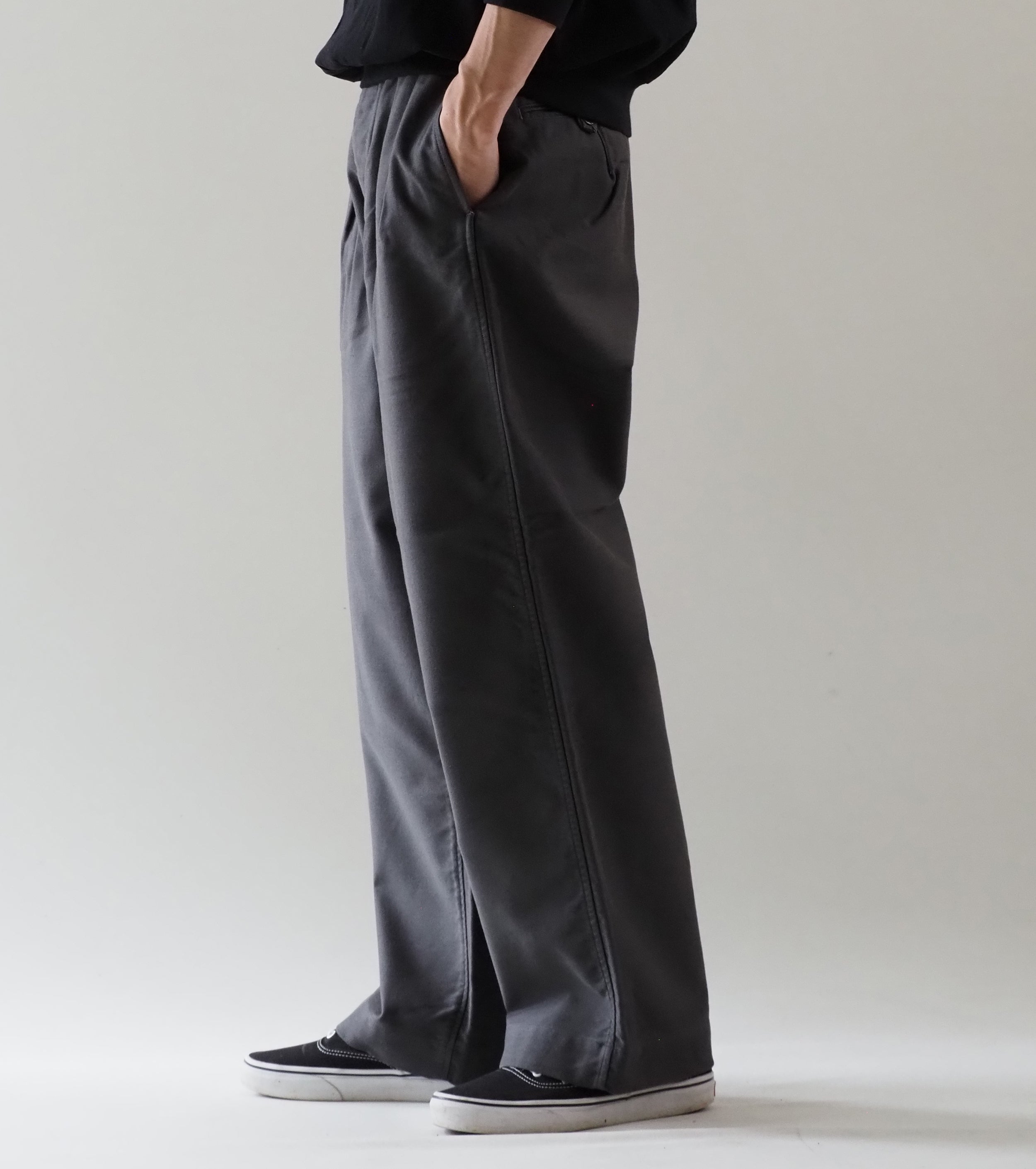 Bauth BAUTH Moleskin Military Pants , Grey – Navyblue