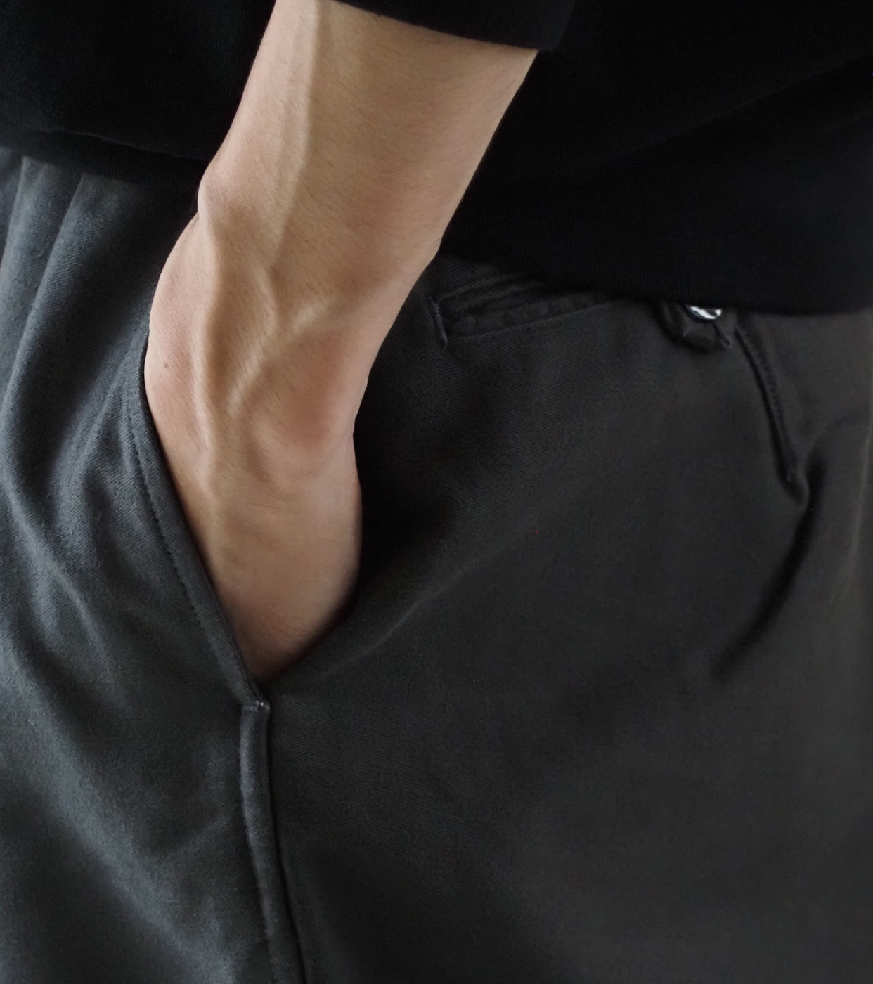 BAUTH Moleskin Military Pants , Grey