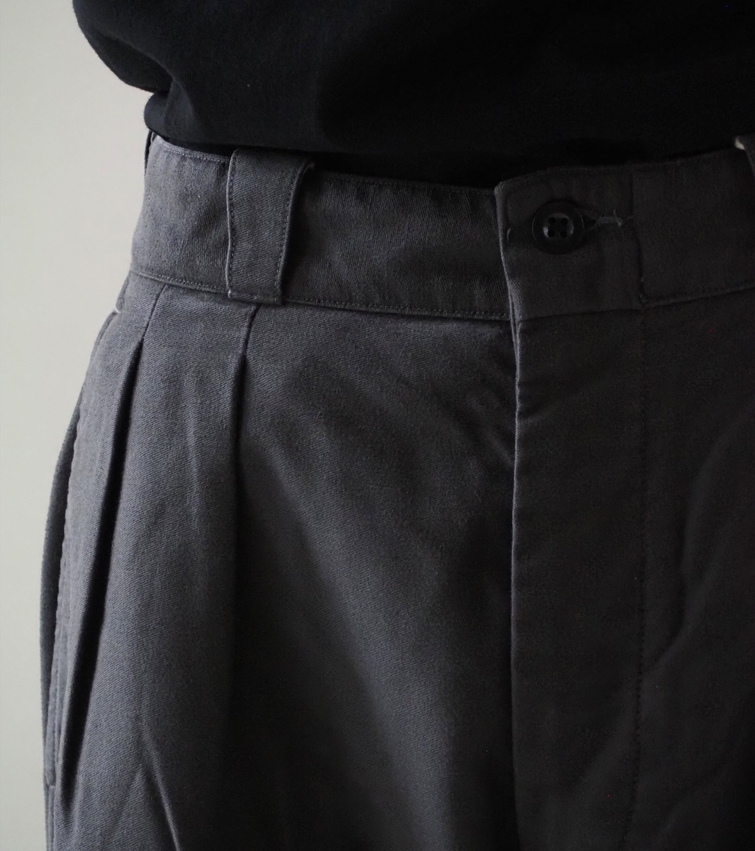 BAUTH Moleskin Military Pants , Grey