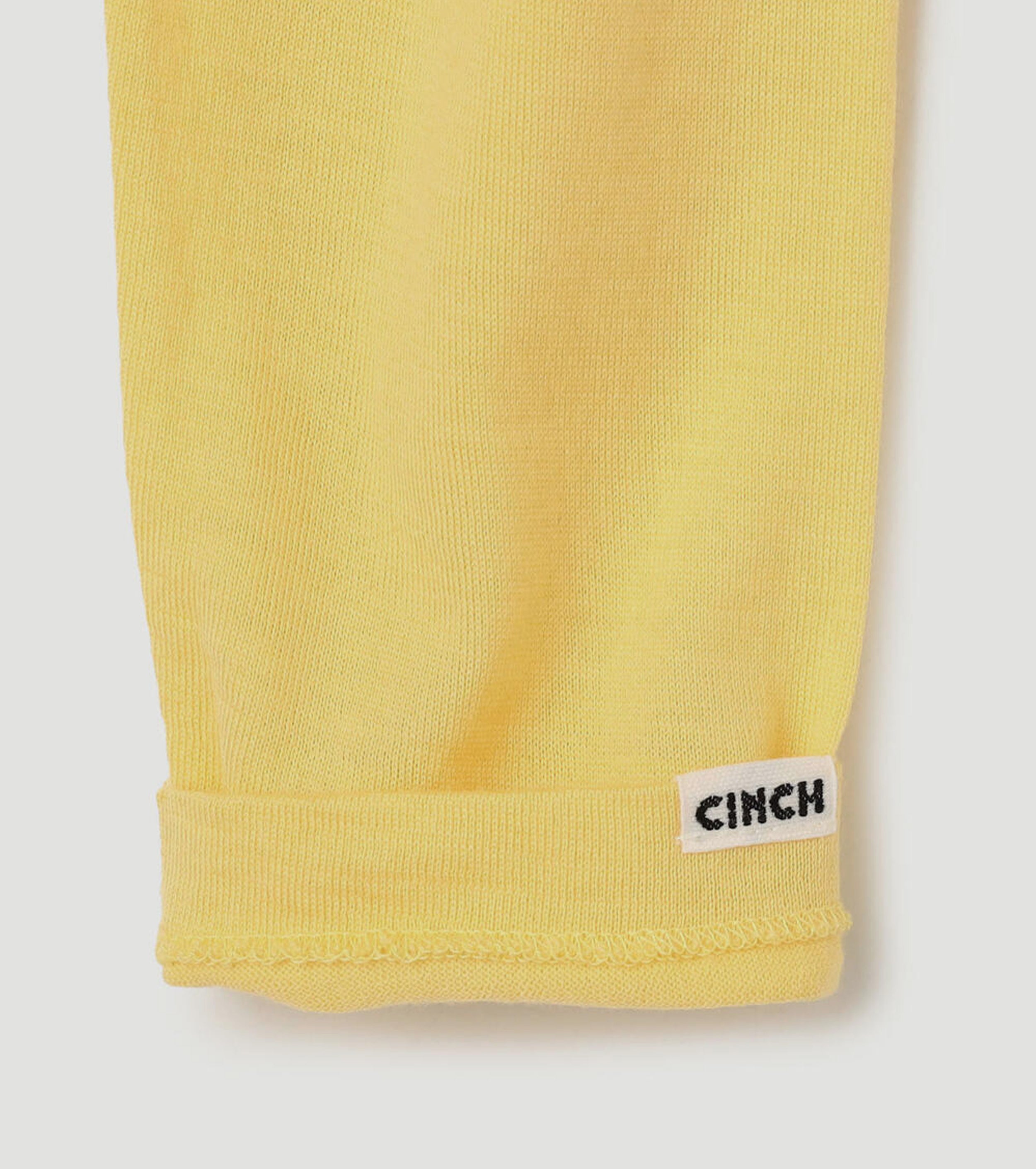 Oblada WOOL LONG TEE , Yellow