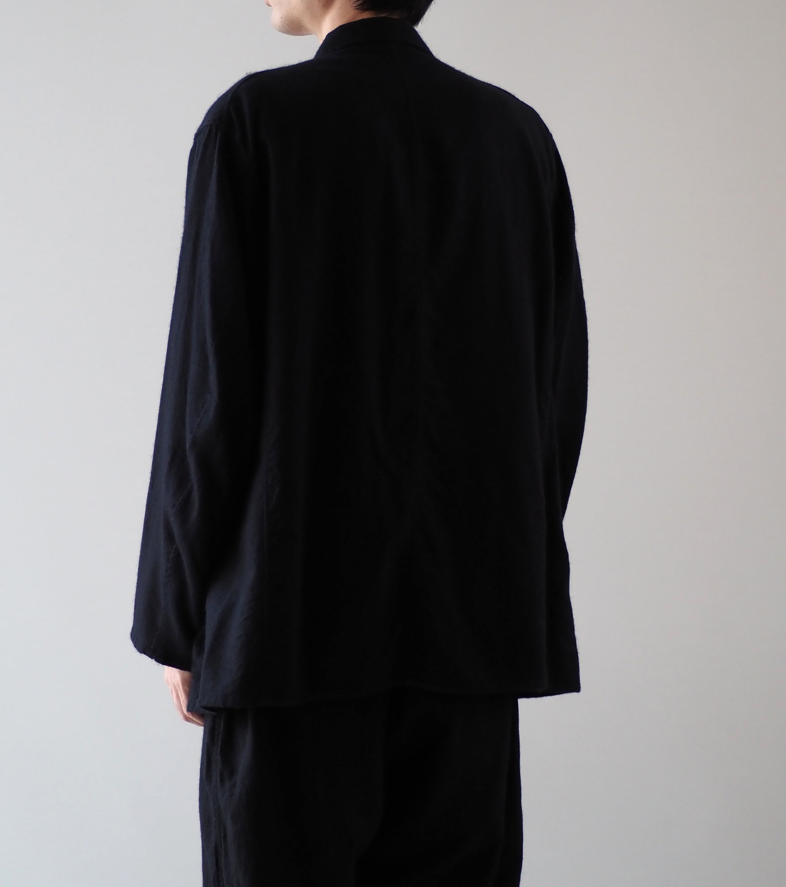 COMOLI Cashmere Silk Jacket , Navy
