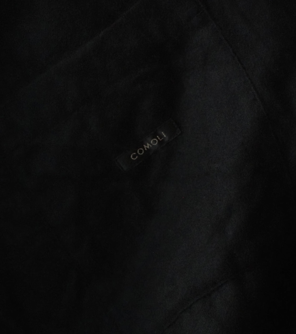 COMOLI Cashmere Silk Jacket , Navy