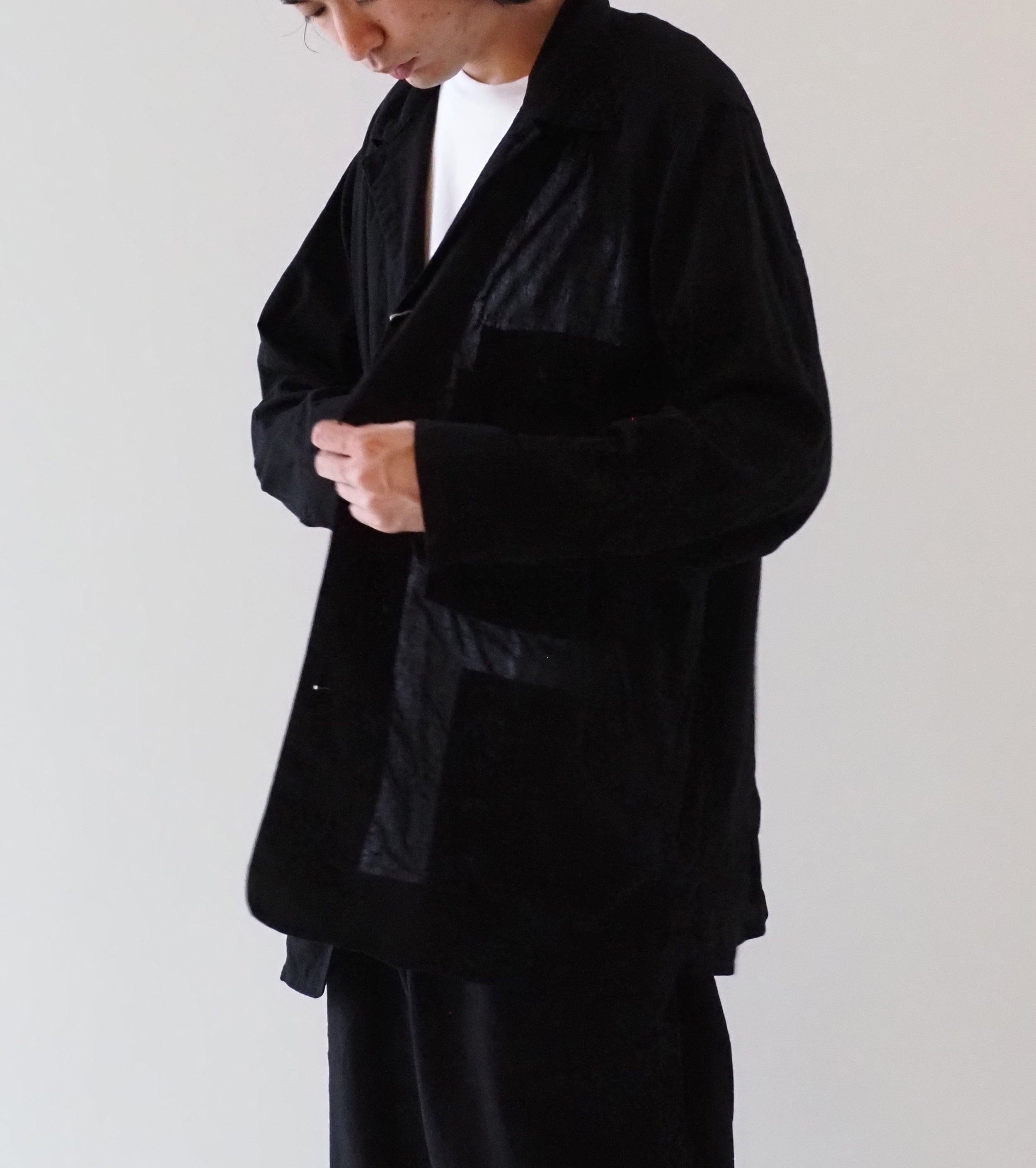 COMOLI オックス 1938 ジャケット, Black