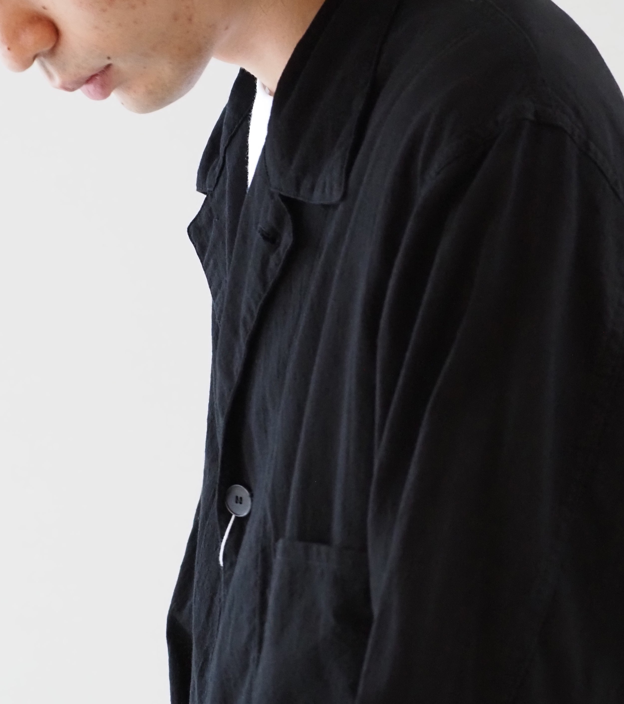 COMOLI オックス 1938 ジャケット, Black