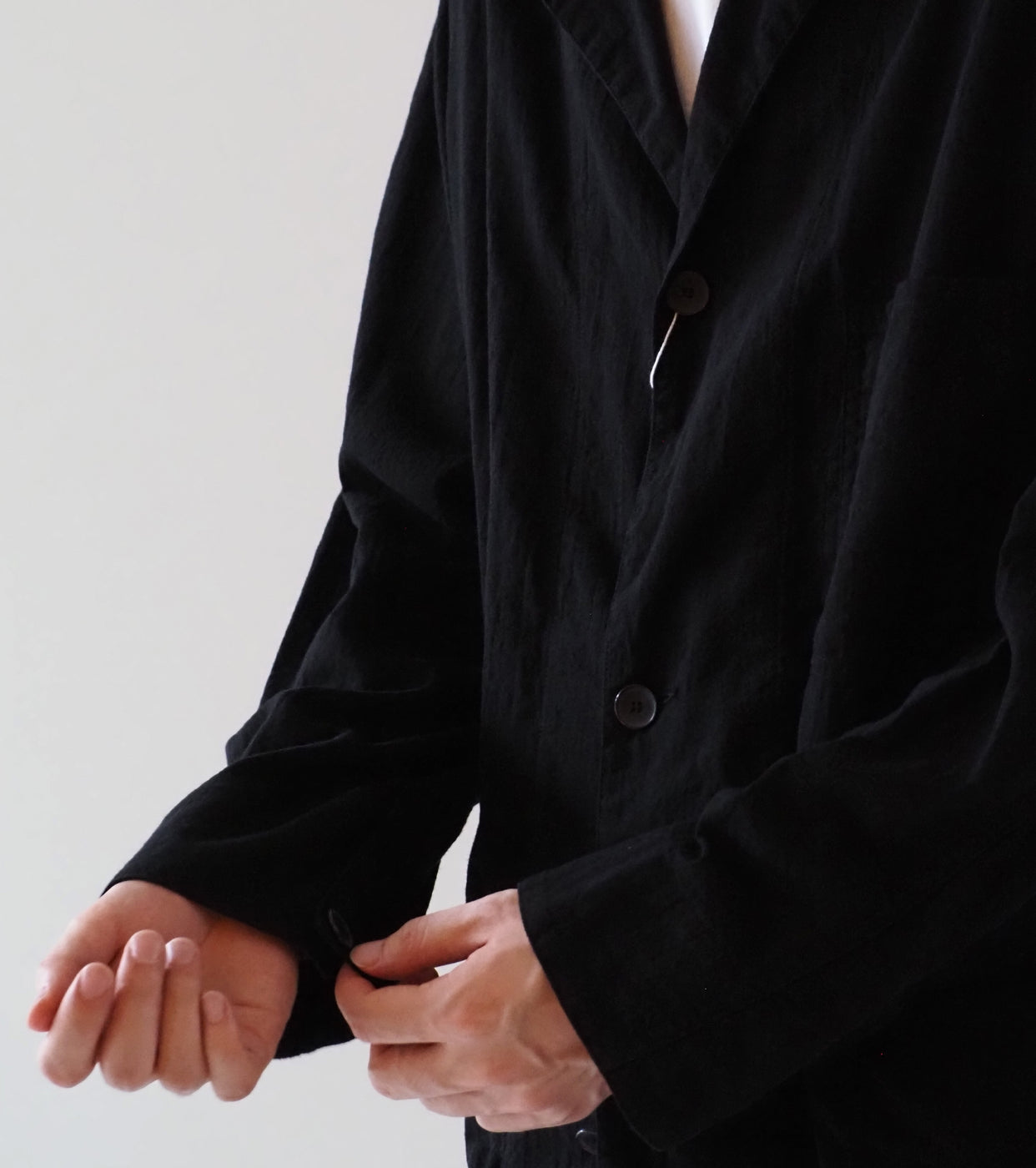 COMOLI オックス 1938 ジャケット, Black