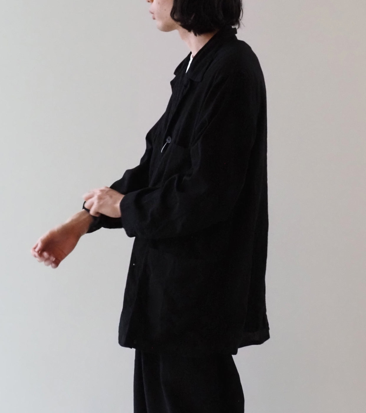 COMOLI オックス 1938 ジャケット, Black