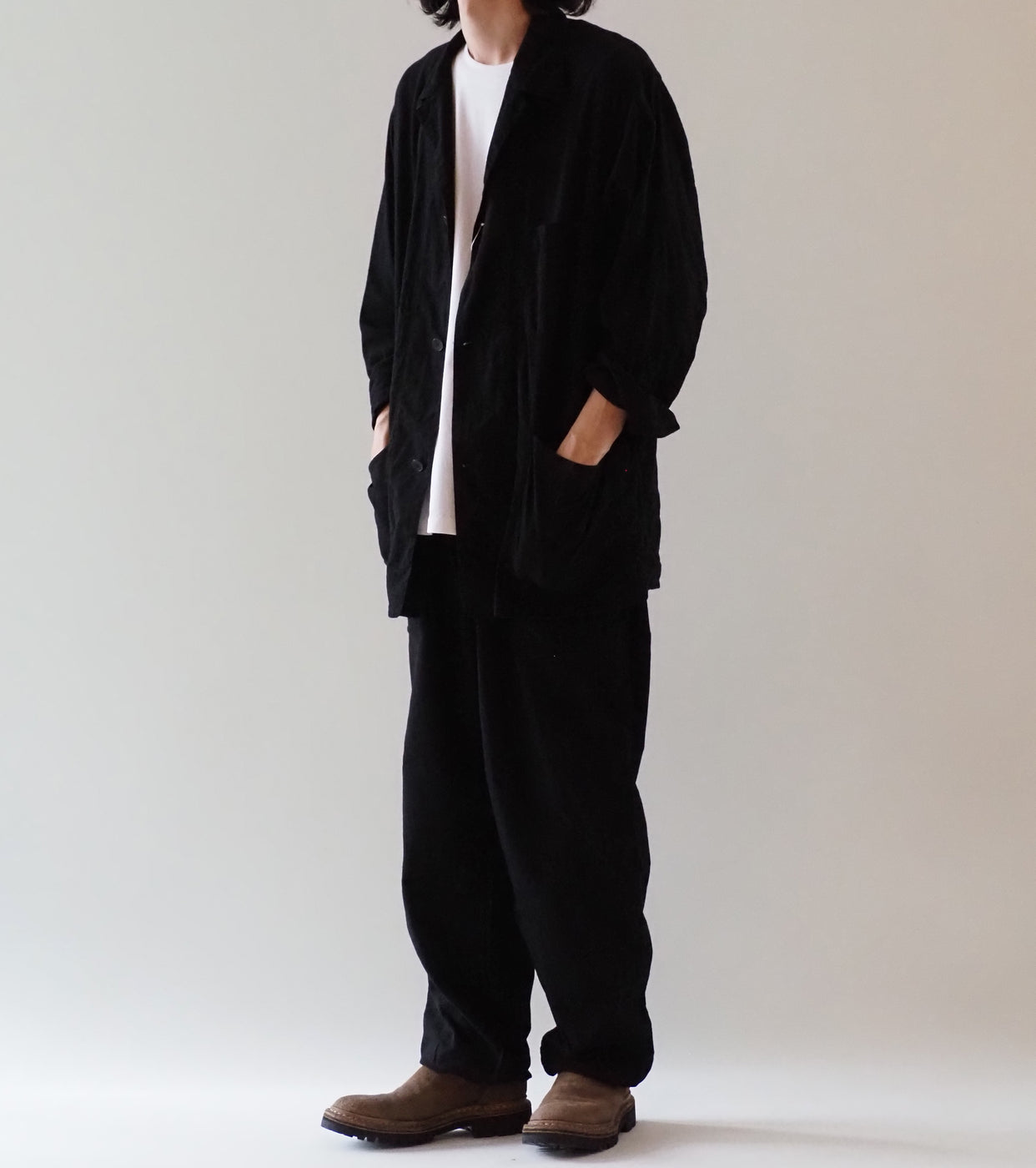 COMOLI オックス 1938 ジャケット, Black