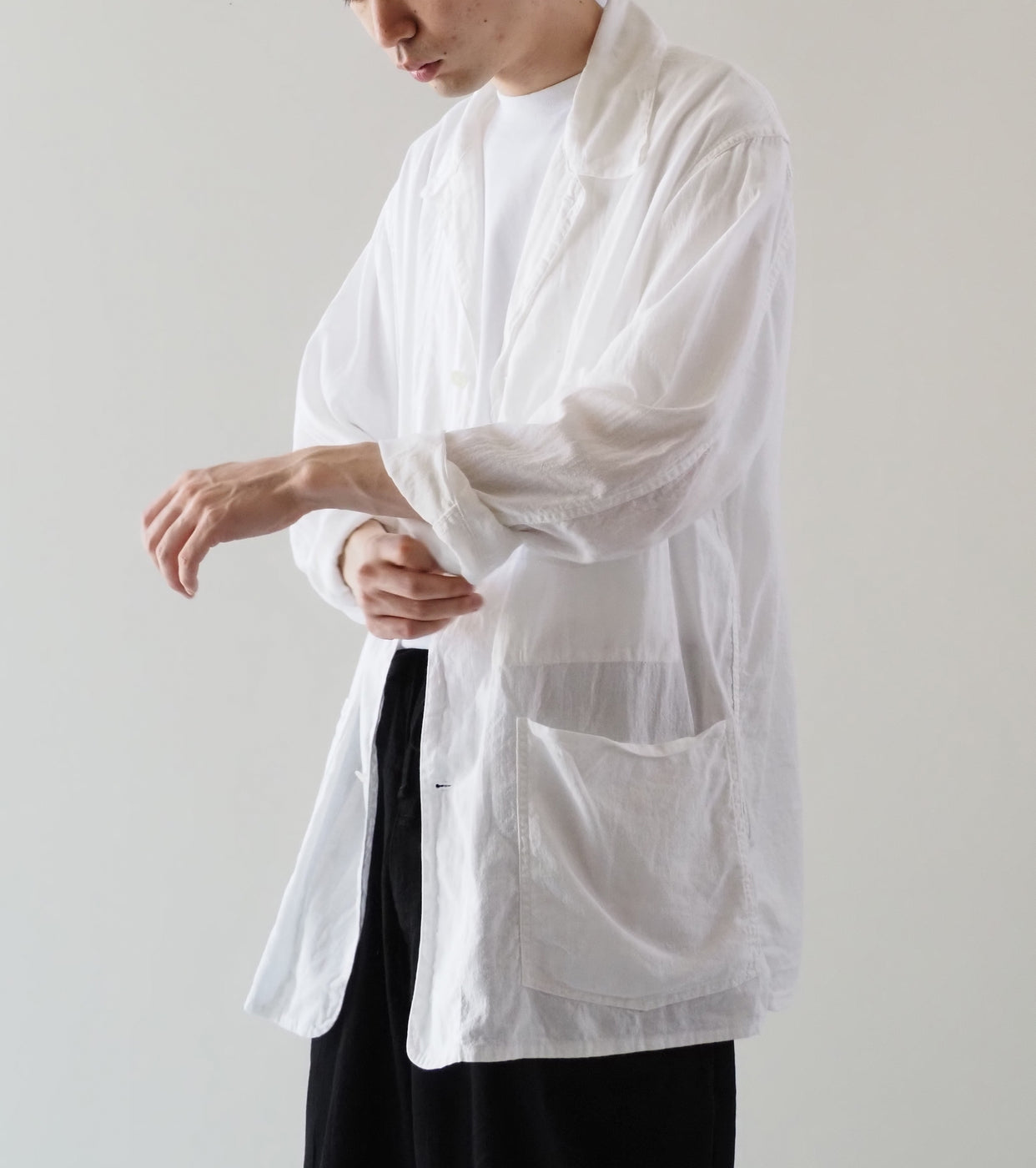 COMOLI オックス 1938 ジャケット, White
