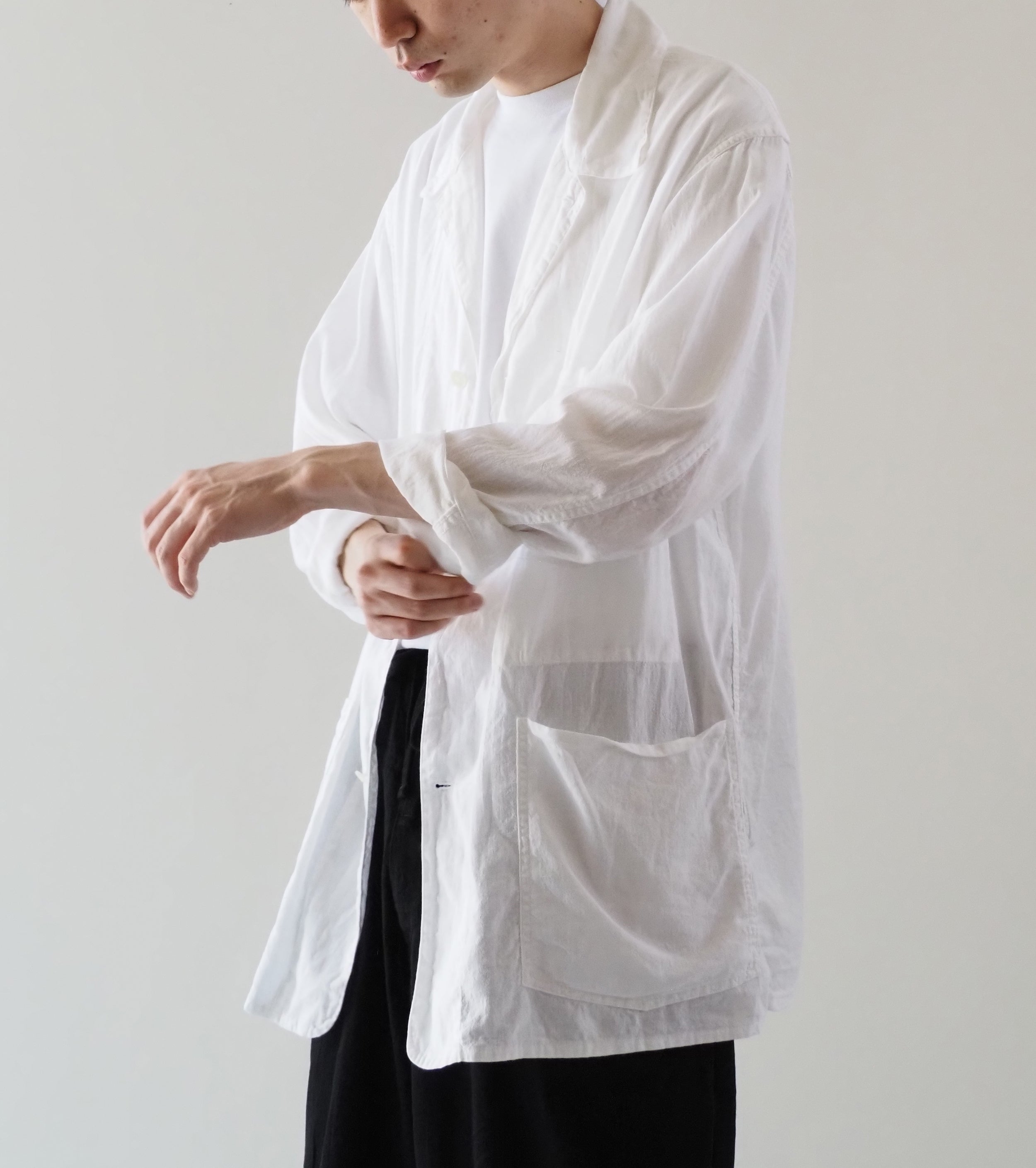 COMOLI オックス 1938 ジャケット, White