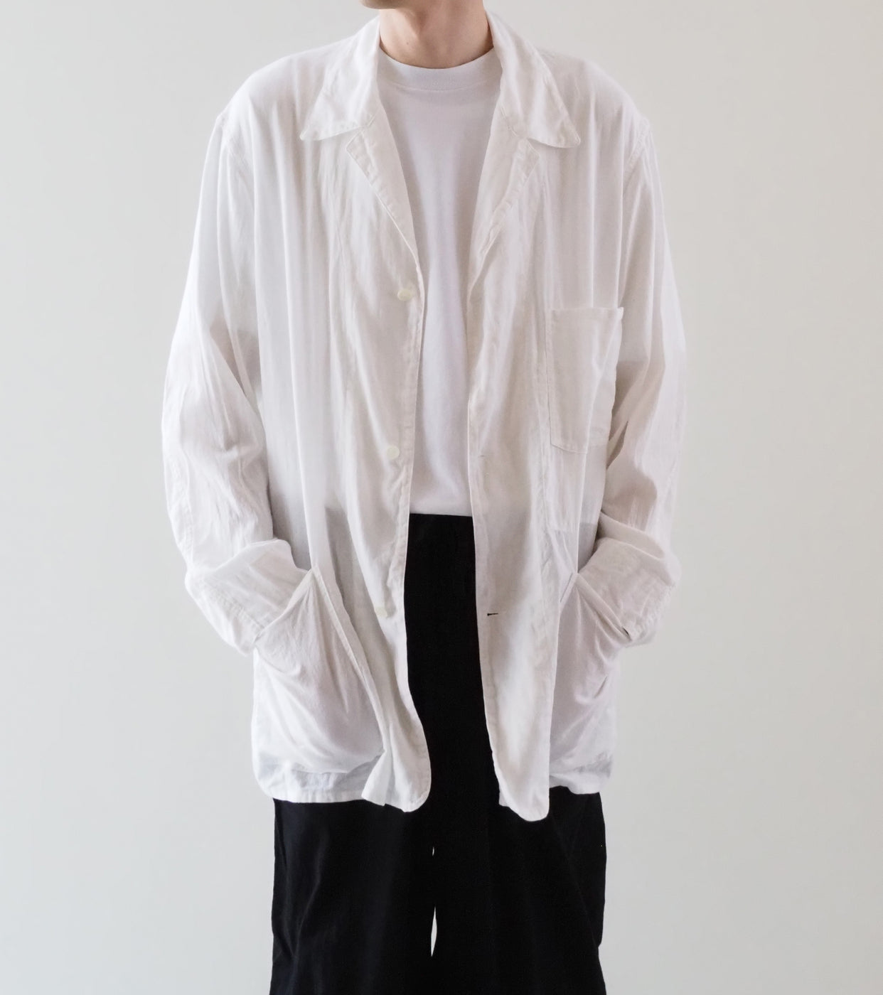 COMOLI オックス 1938 ジャケット, White