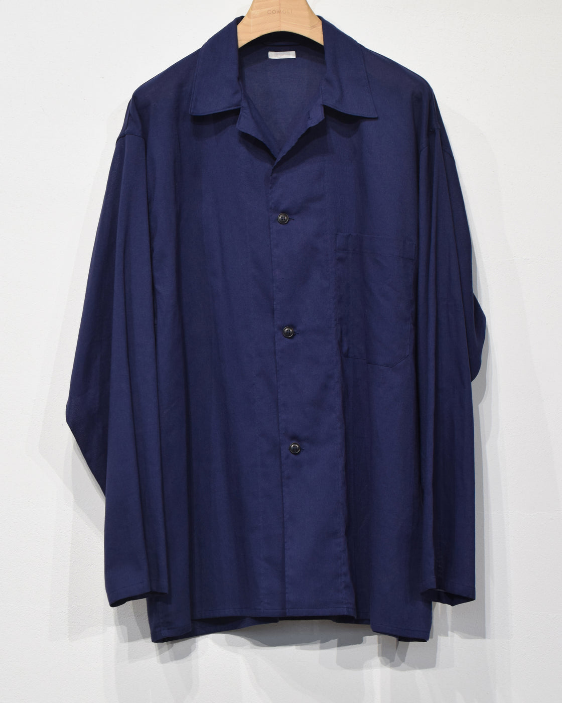 COMOLI SHIRTS, Navy