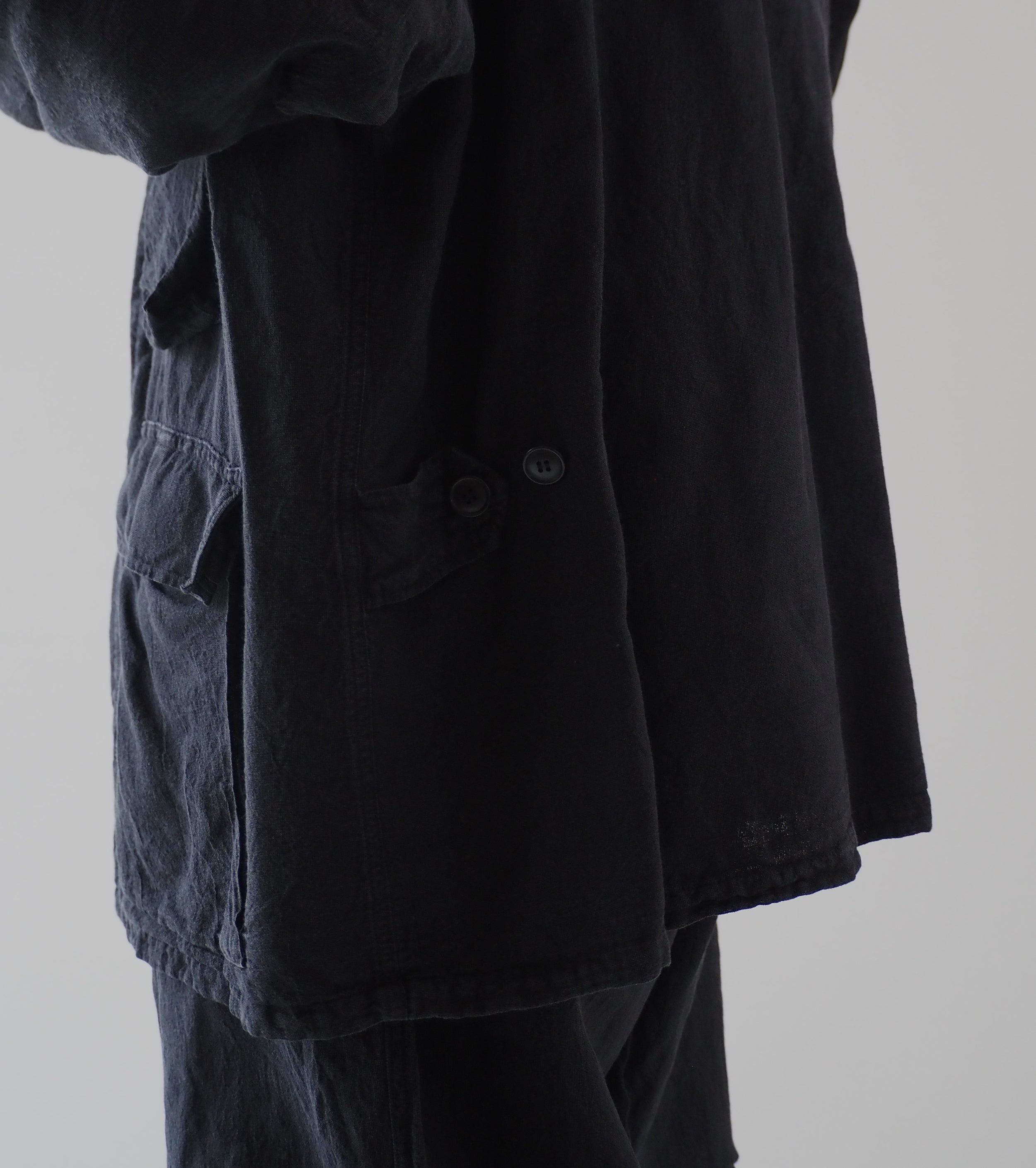 COMOLI Faded Black BDU Jacket , Fade Black