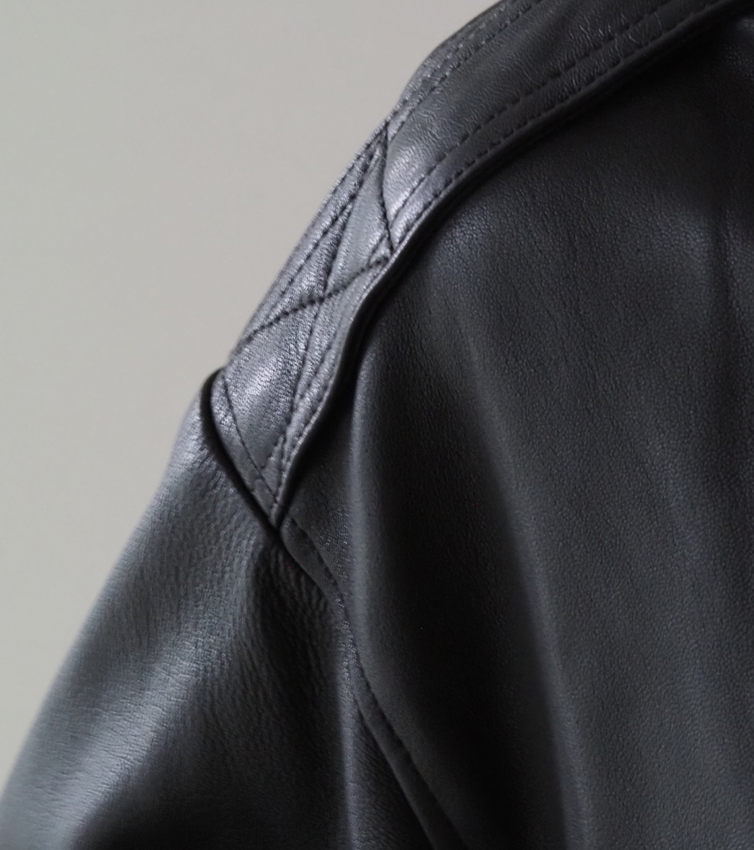 COMOLI Sheep Skin A-2 Jacket , Brown