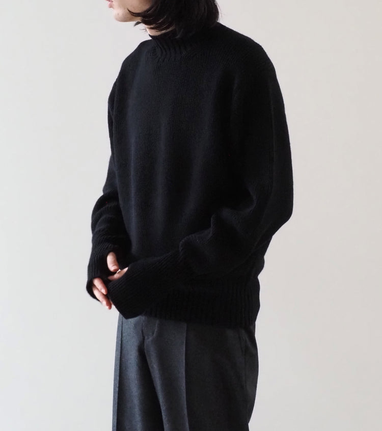 新品 23aw MAATEE&SONS 俺のちゃんちゃんこ navy MAATEE&SONS CASHMERE