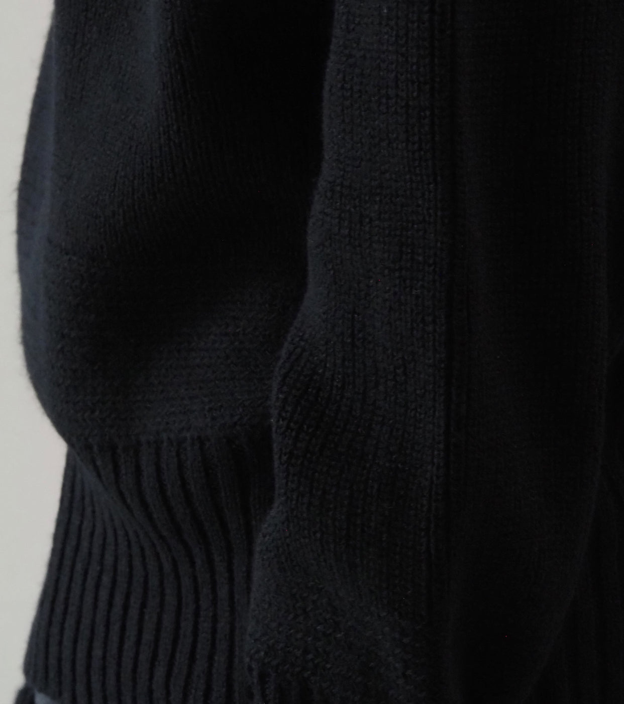 MAATEE & SONS Lamb Washi Army Sweater , Black