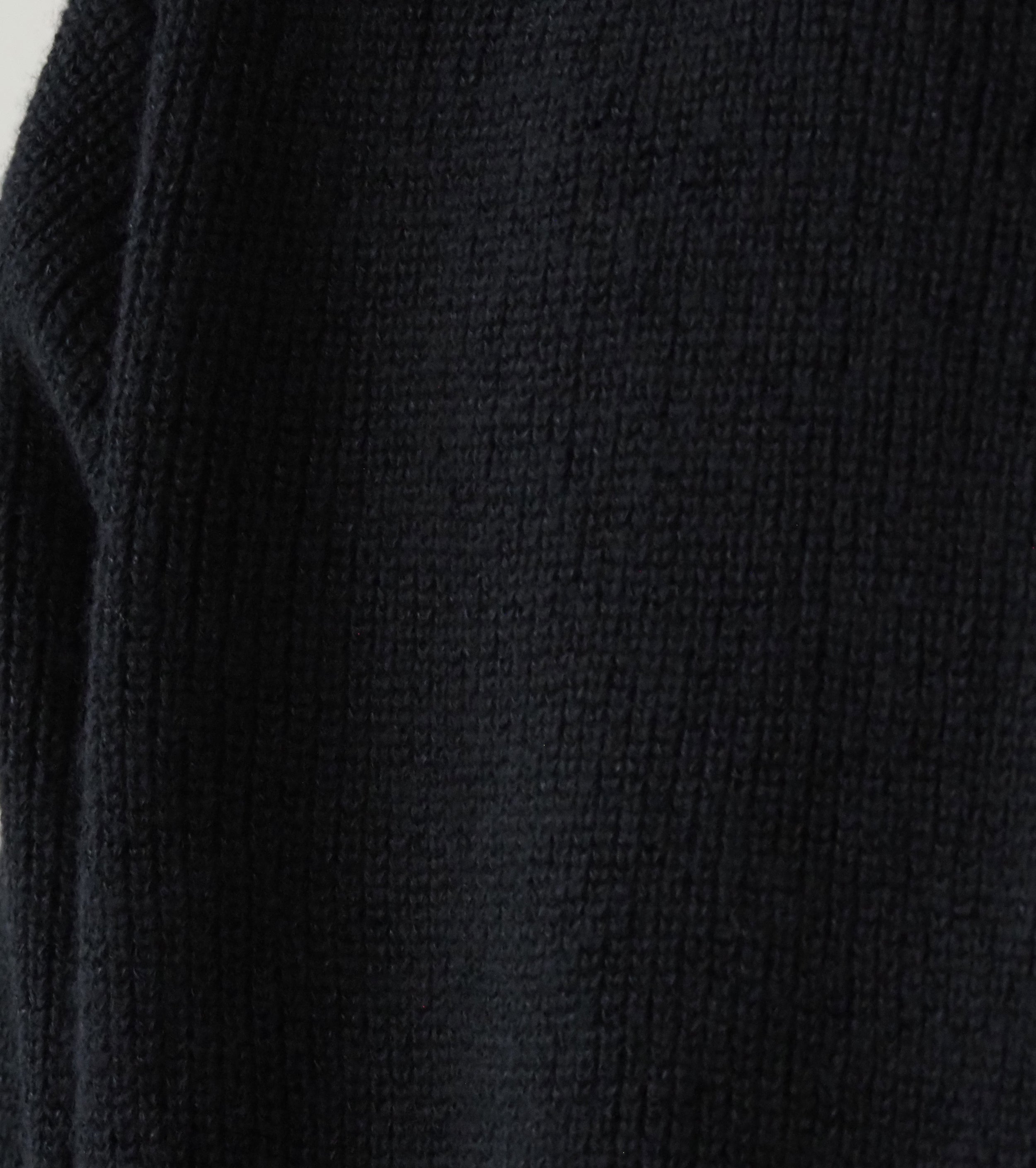 MAATEE & SONS Lamb Washi Army Sweater , Black