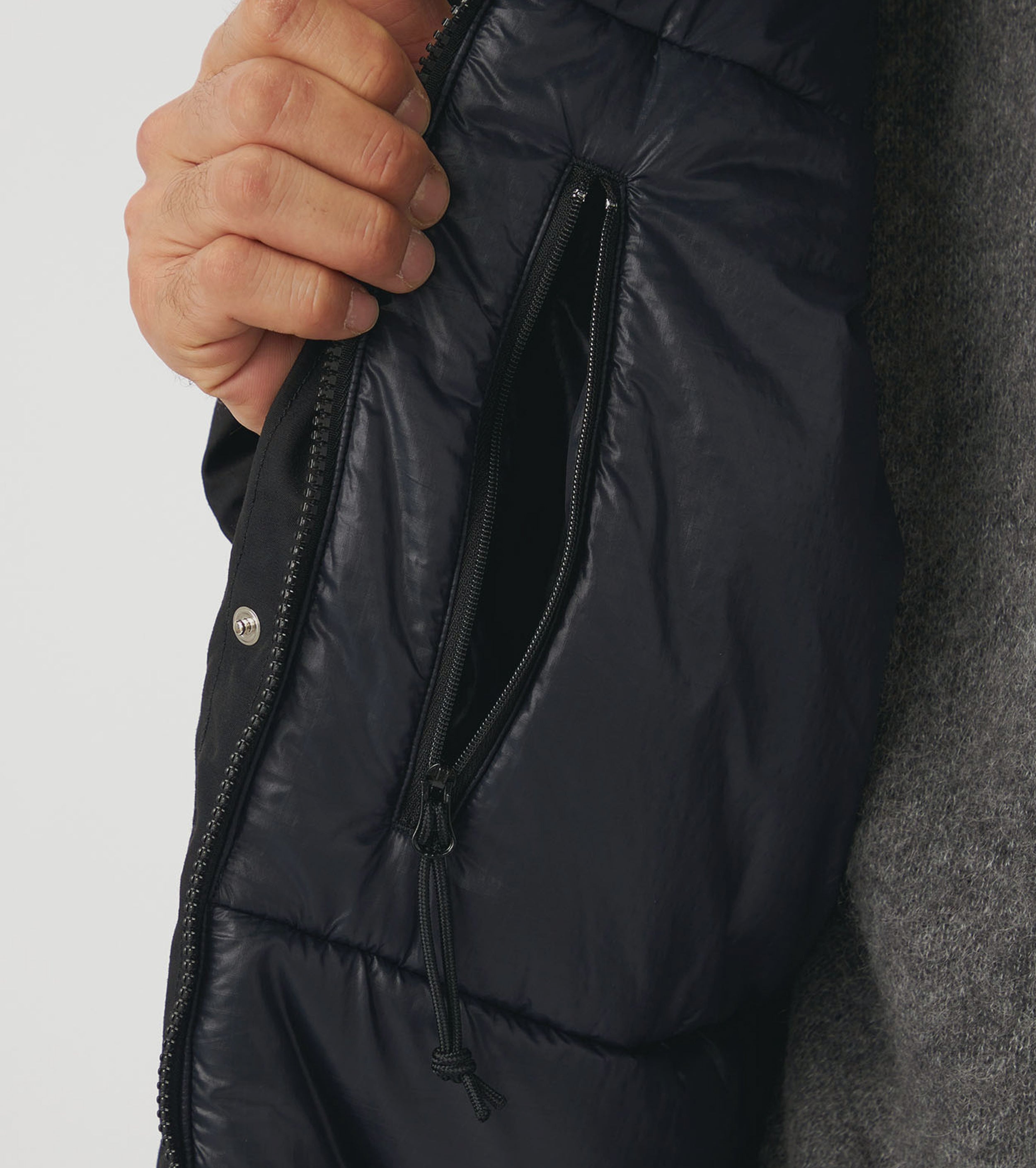 nanamica リバーシブル インシュレーション ジャケット , Black