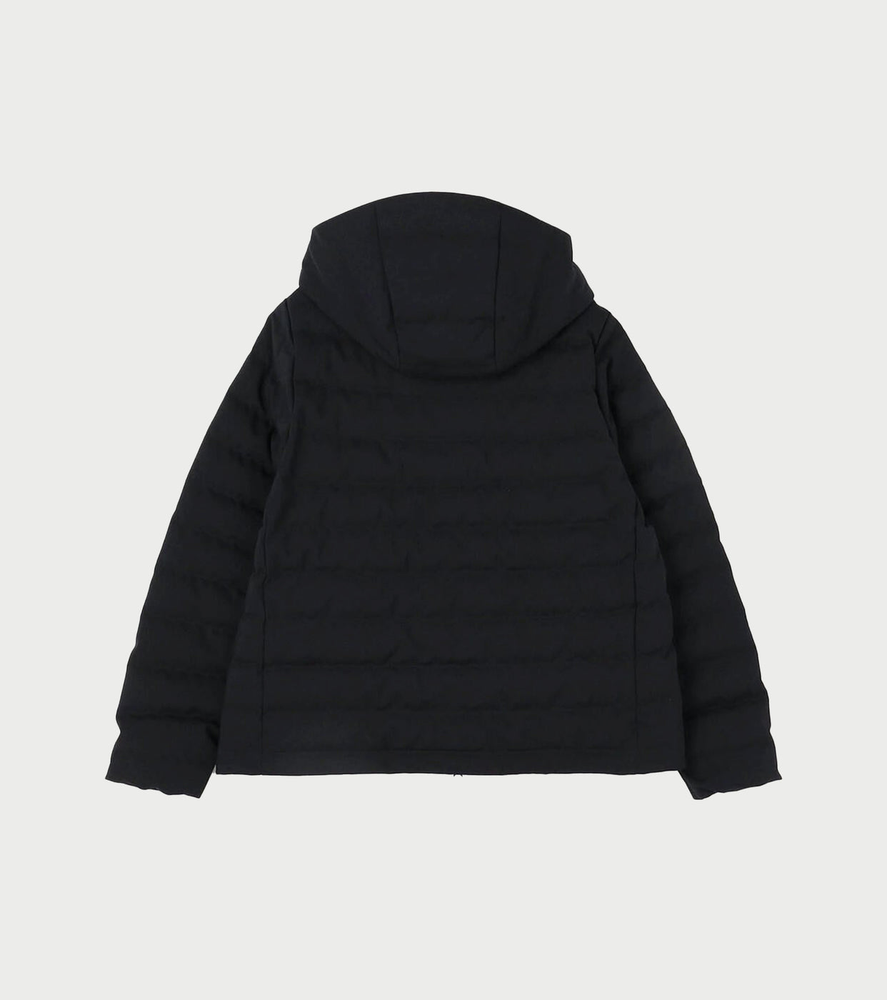 DANTON ウールライク ポリエステル ミドルダウン フードジャケット ,Navy