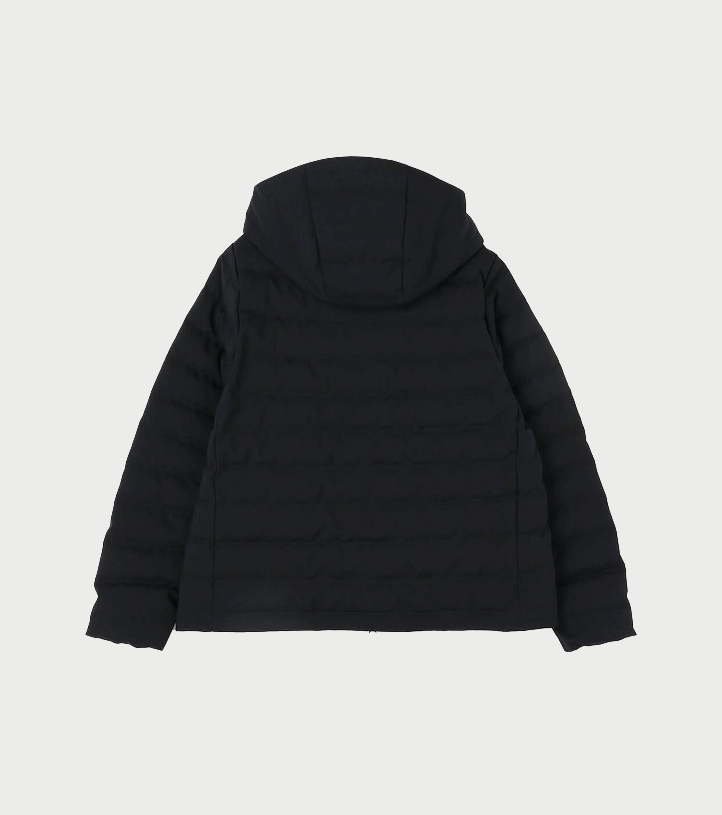 DANTON ウールライク ポリエステル ミドルダウン フードジャケット ,Navy