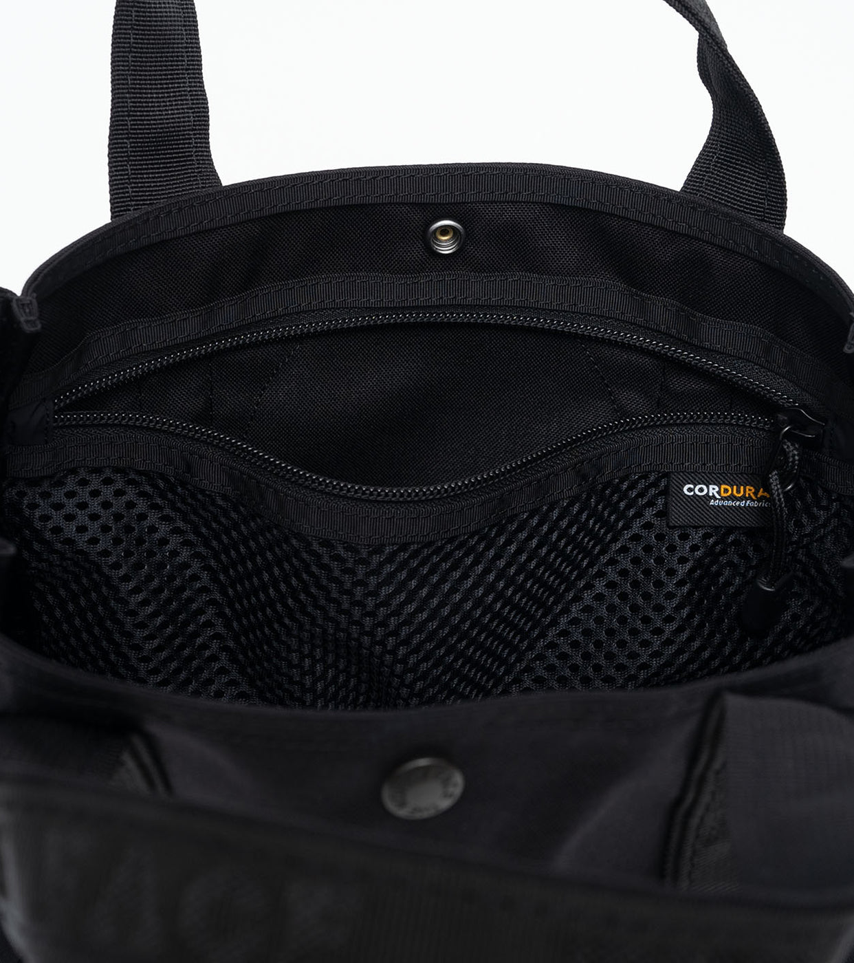 CORDURA Nylon Shoulder Tote Bag , Black