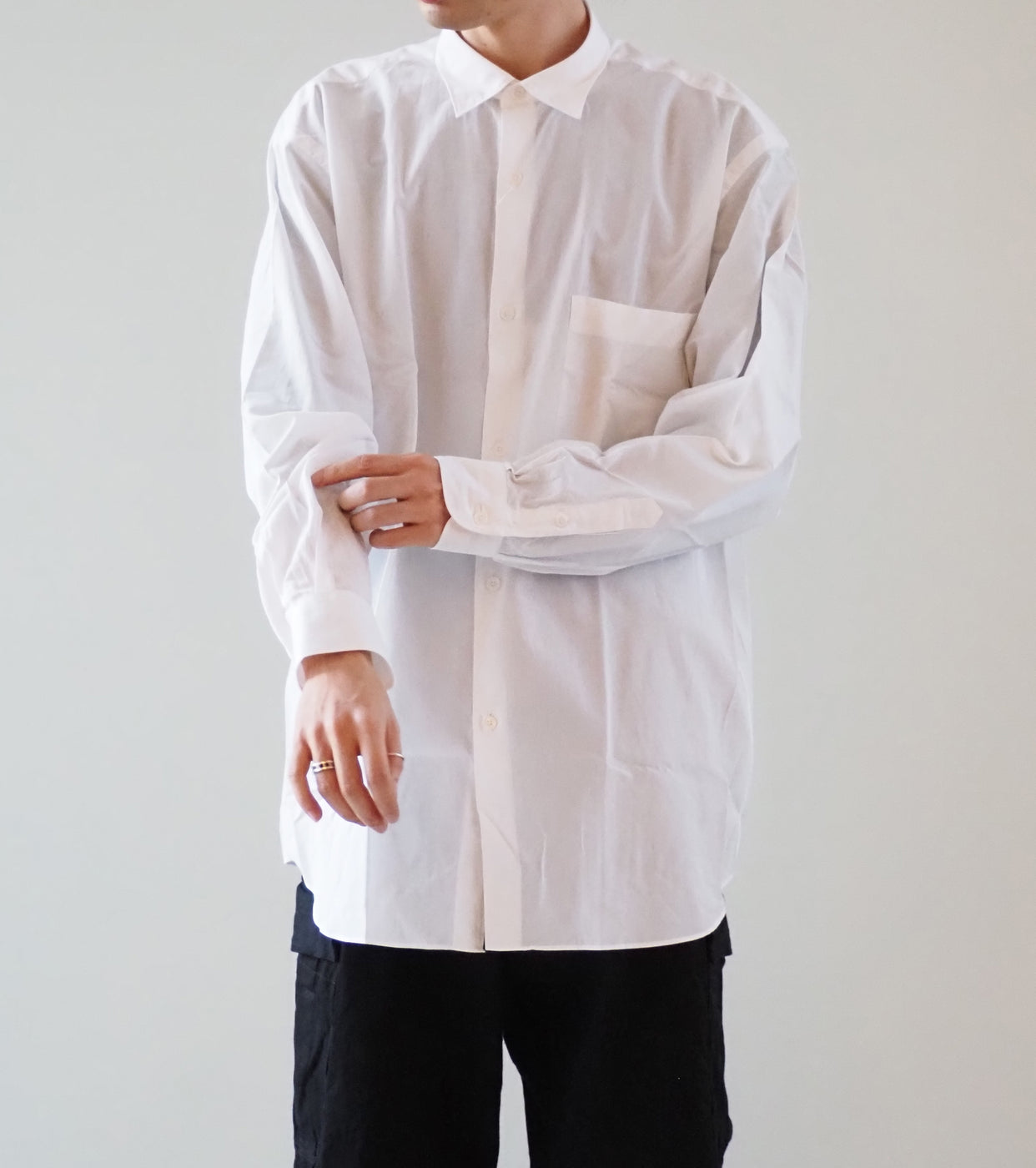 COMOLI 新型コモリシャツ 1 ホワイト711販売中のみ表示をチェック
