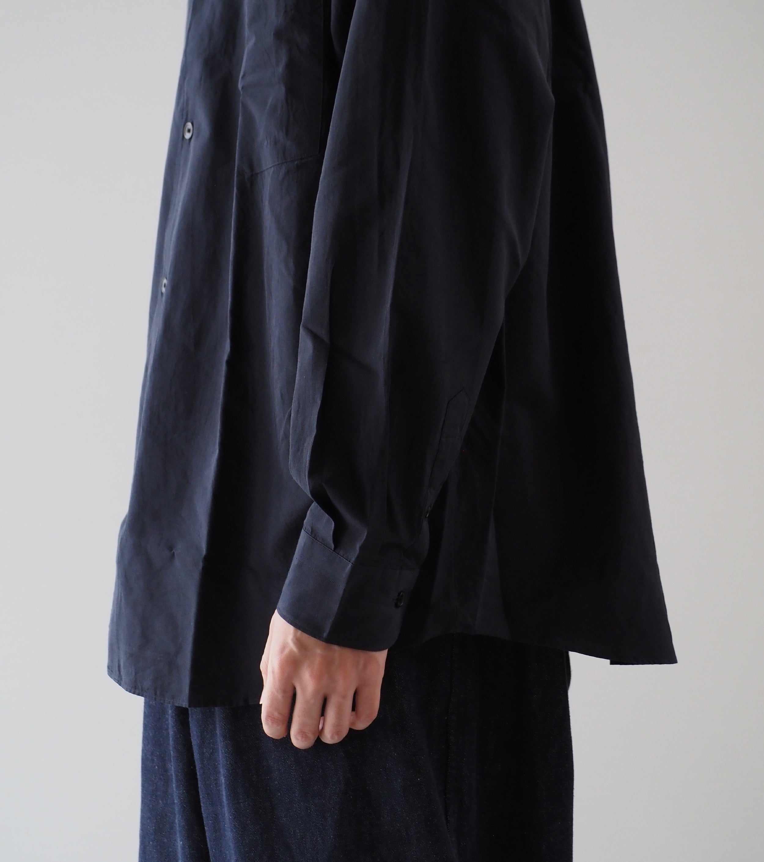 COMOLI SHIRTS, Navy