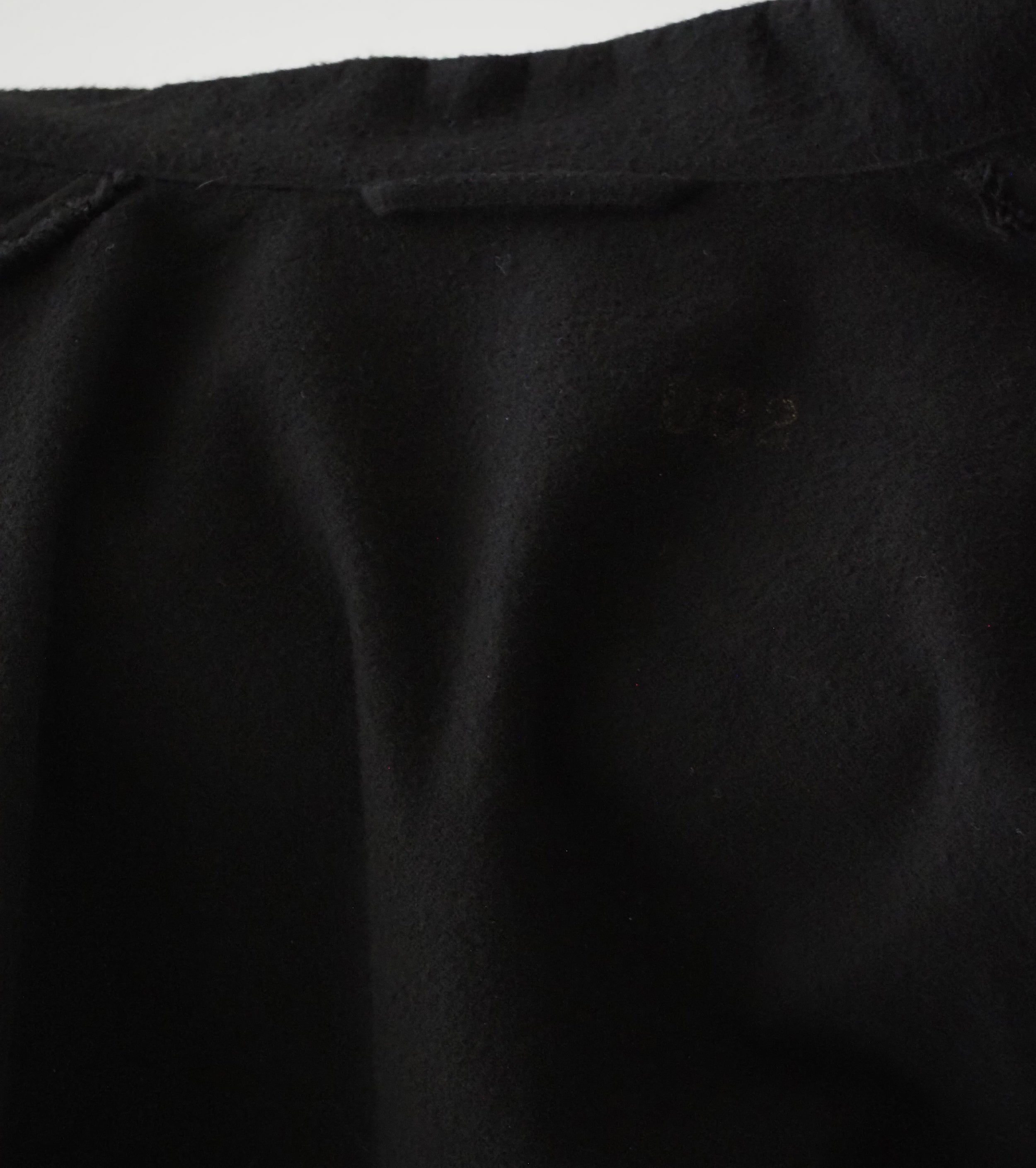 COMOLI コットンネル  シャツ ジャケット, Black