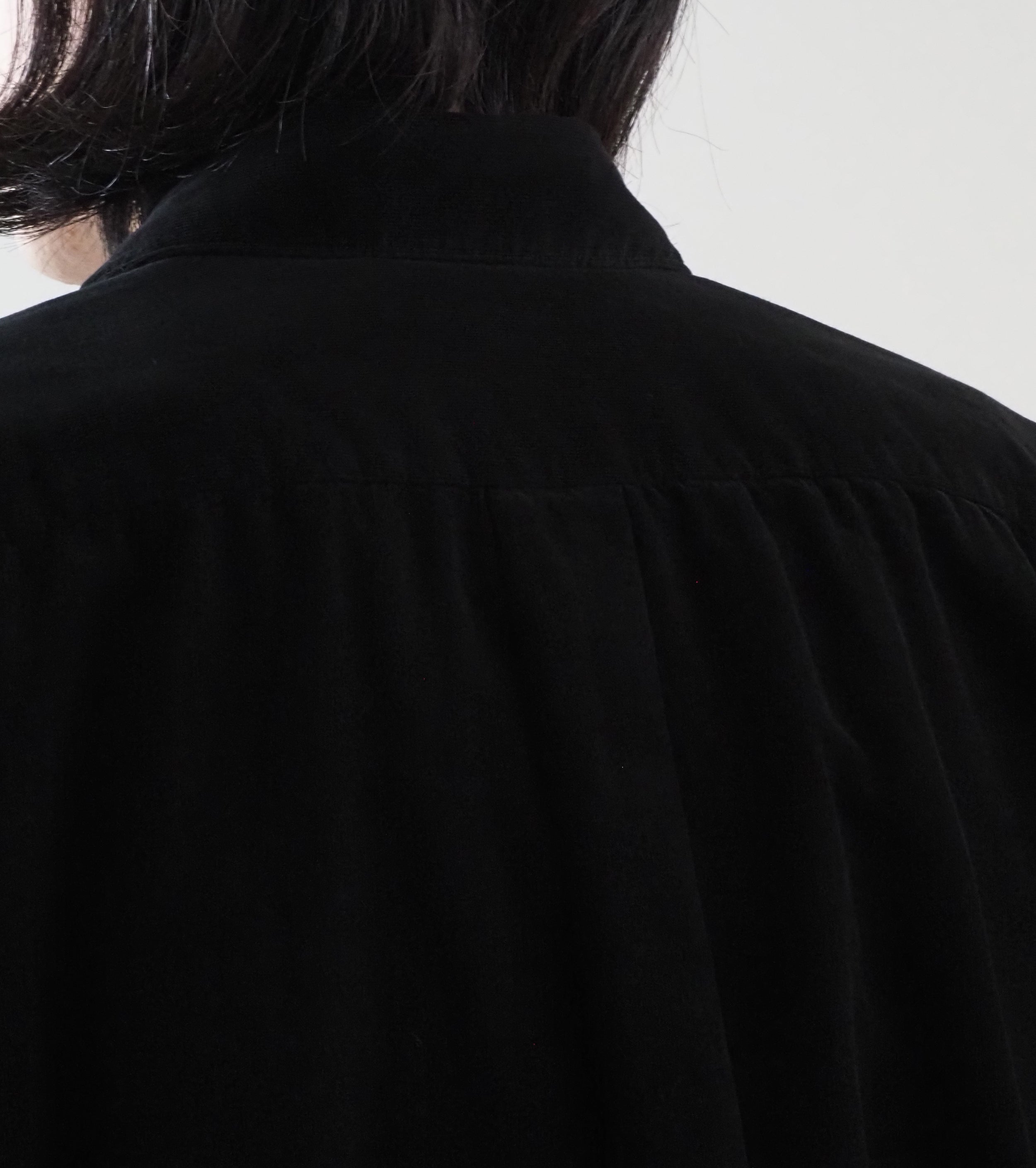 COMOLI Corduroy Comori Shirt ,Black