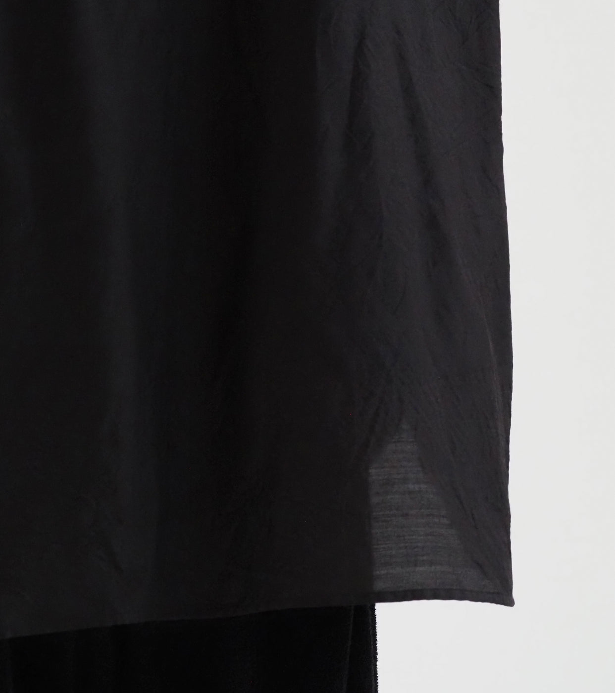 COMOLI Wool Silk Pullover Shirt, Brown