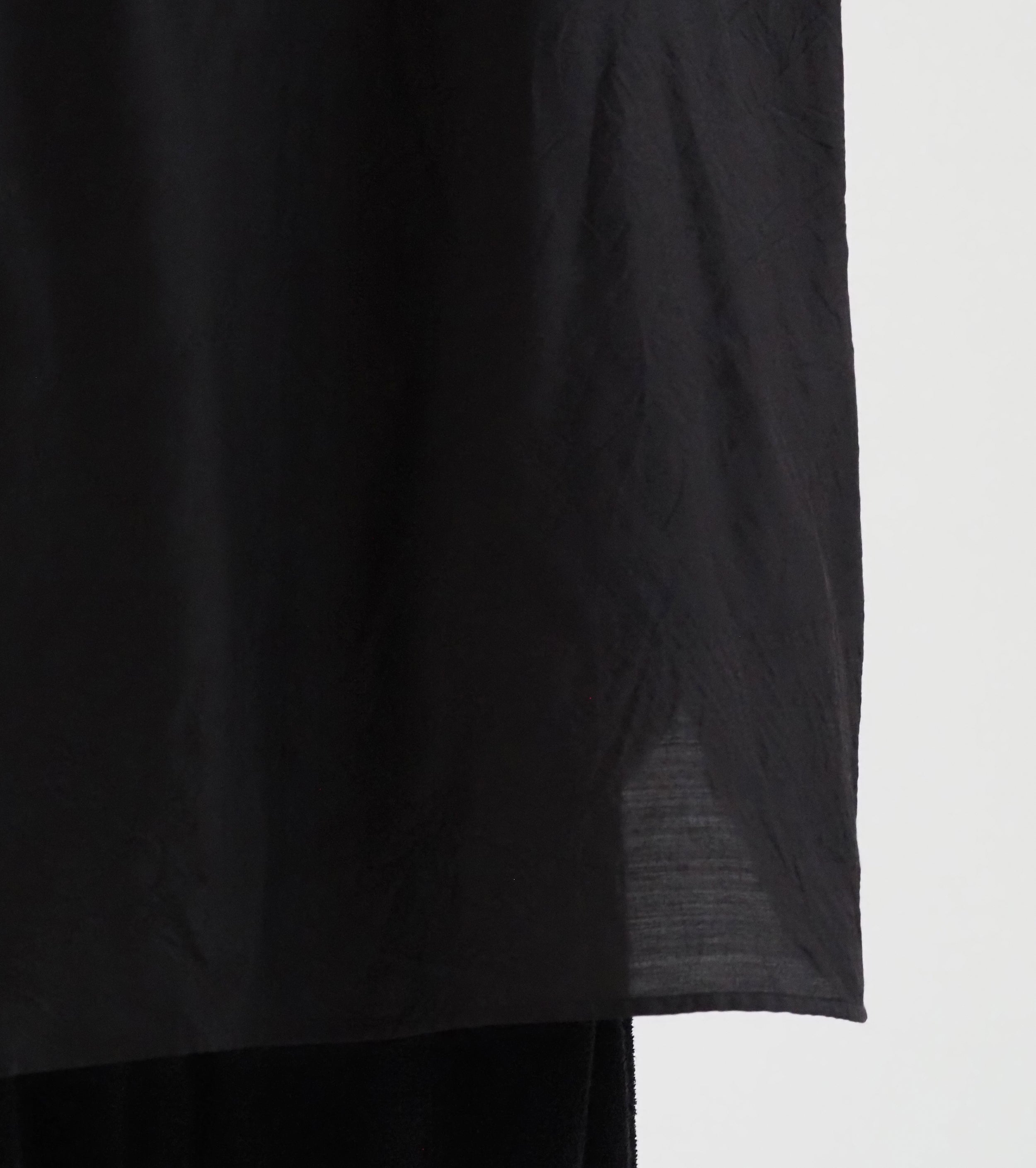 COMOLI Wool Silk Pullover Shirt, Brown
